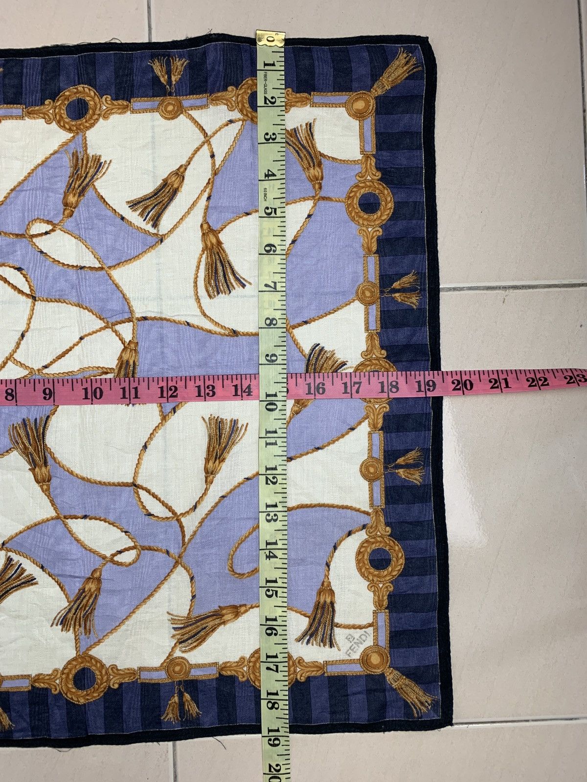 Designer Fendi Handkerchief Pocketsquares Size ONE SIZE - 8 Thumbnail