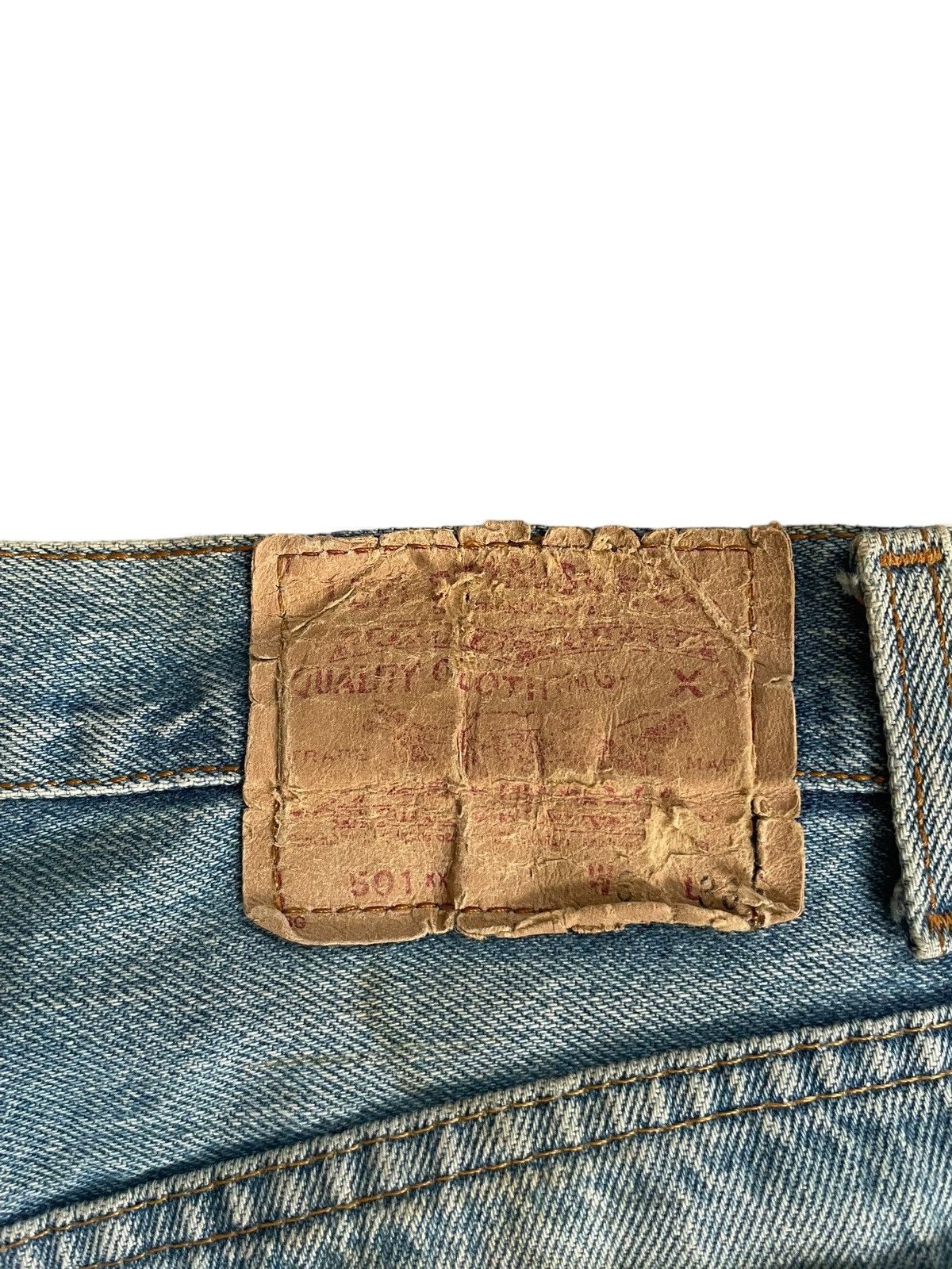 Levi's Vintage 1984 Levis 501 XX Faded Stone Wash Denim Size US 30 / EU 46 - 13 Thumbnail