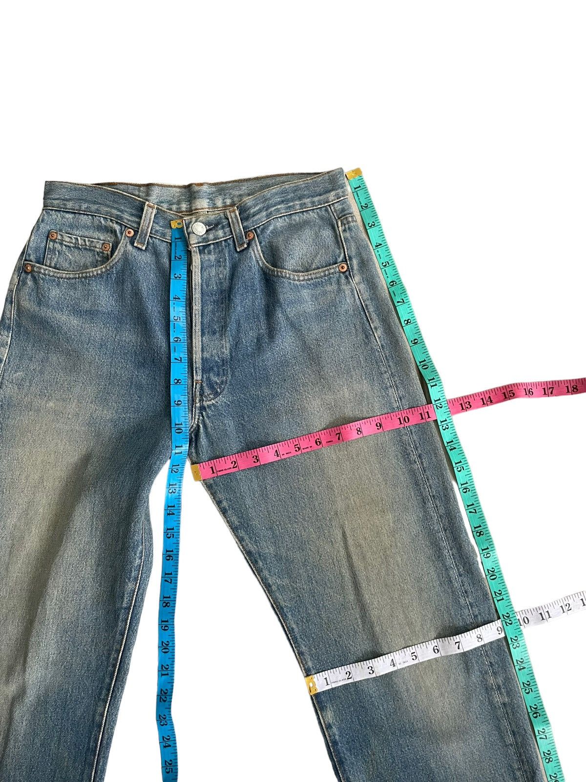 Levi's Vintage 1984 Levis 501 XX Faded Stone Wash Denim Size US 30 / EU 46 - 24 Thumbnail