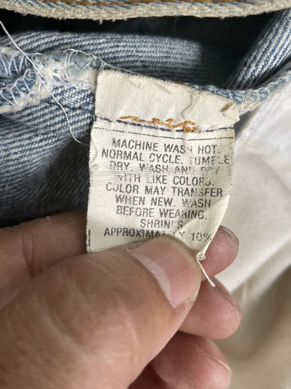 Levi's Vintage 1984 Levis 501 XX Faded Stone Wash Denim Size US 30 / EU 46 - 16 Thumbnail