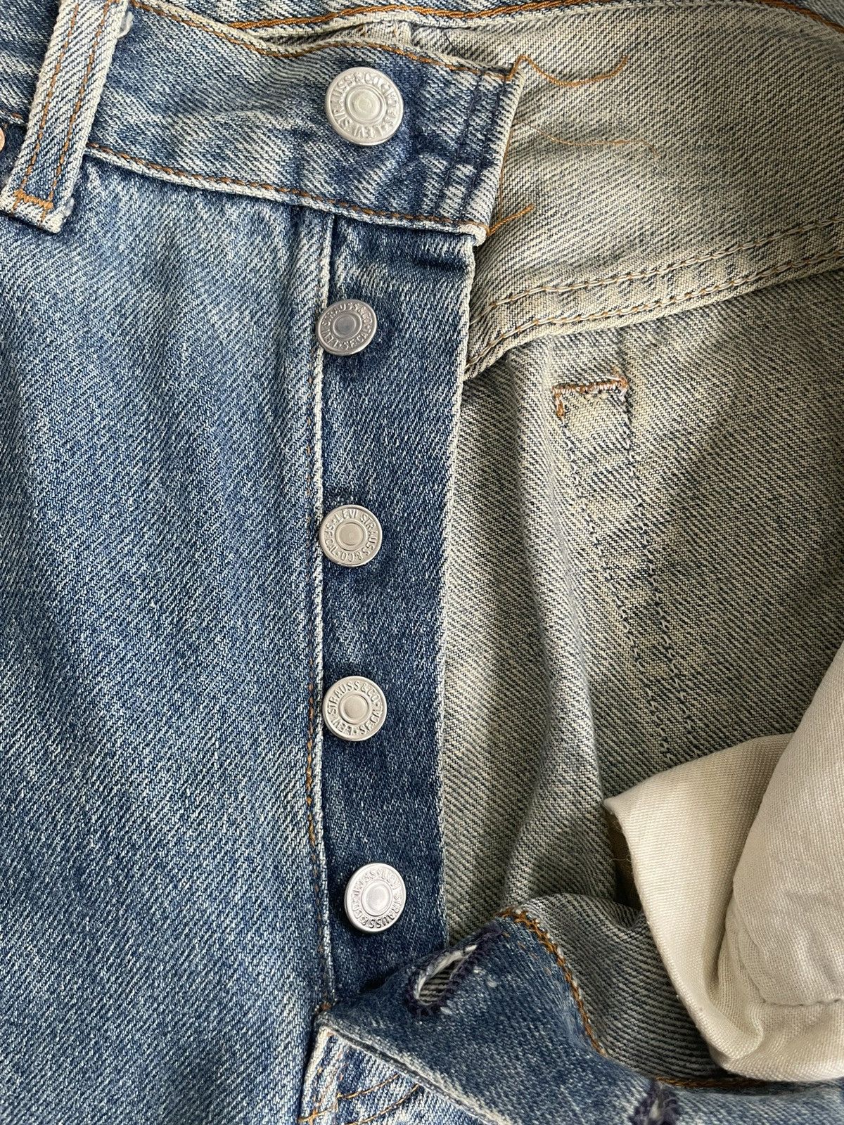 Levi's Vintage 1984 Levis 501 XX Faded Stone Wash Denim Size US 30 / EU 46 - 20 Thumbnail
