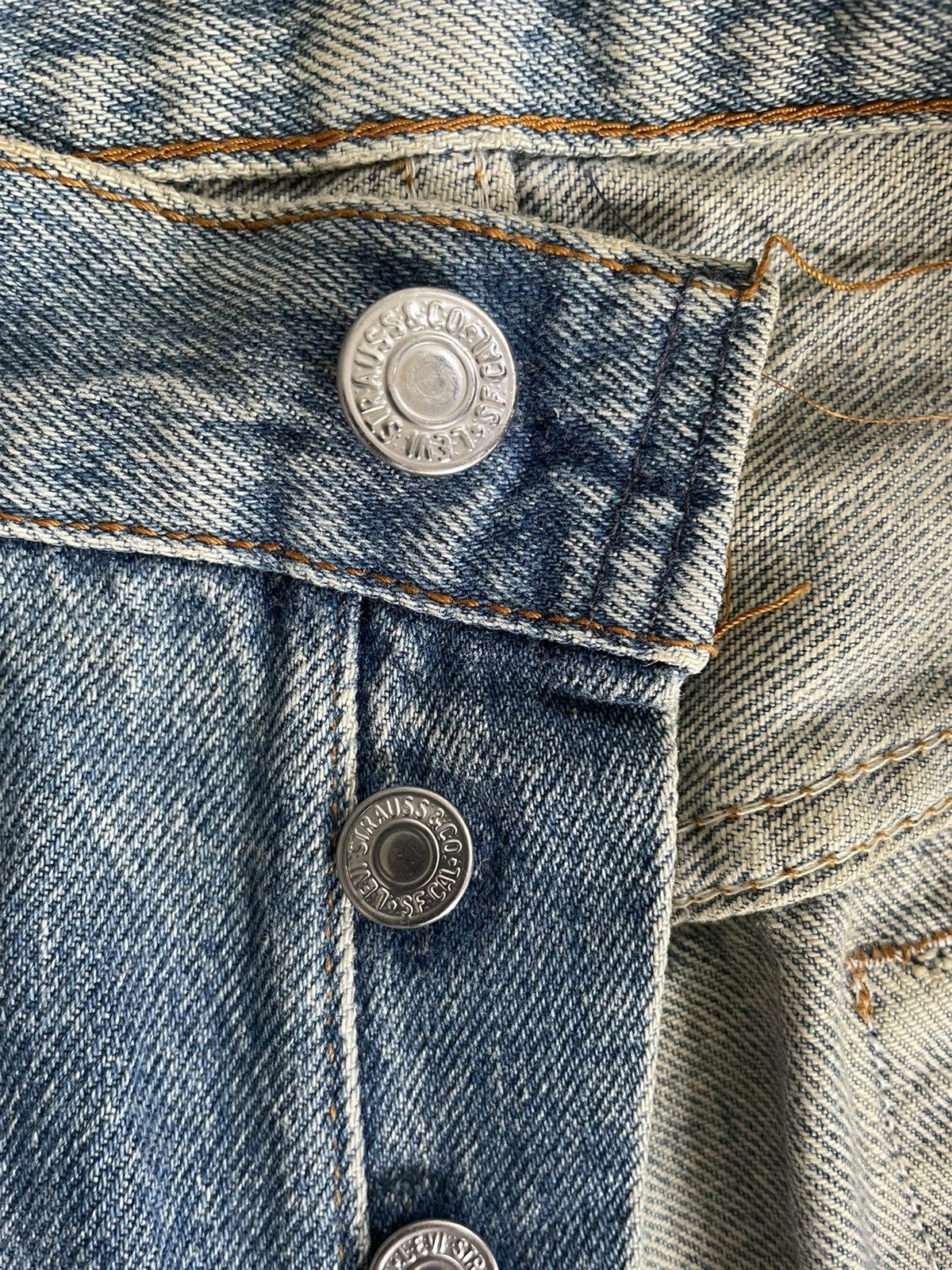 Levi's Vintage 1984 Levis 501 XX Faded Stone Wash Denim Size US 30 / EU 46 - 19 Thumbnail