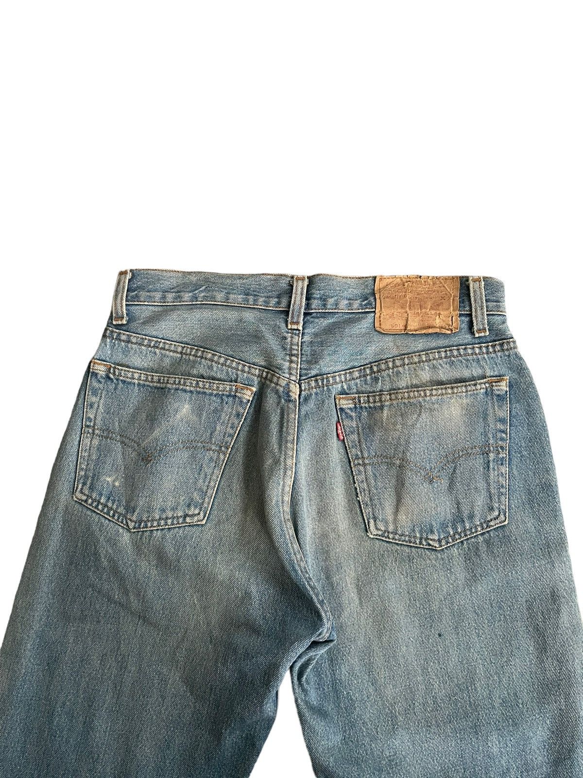 Levi's Vintage 1984 Levis 501 XX Faded Stone Wash Denim Size US 30 / EU 46 - 11 Thumbnail