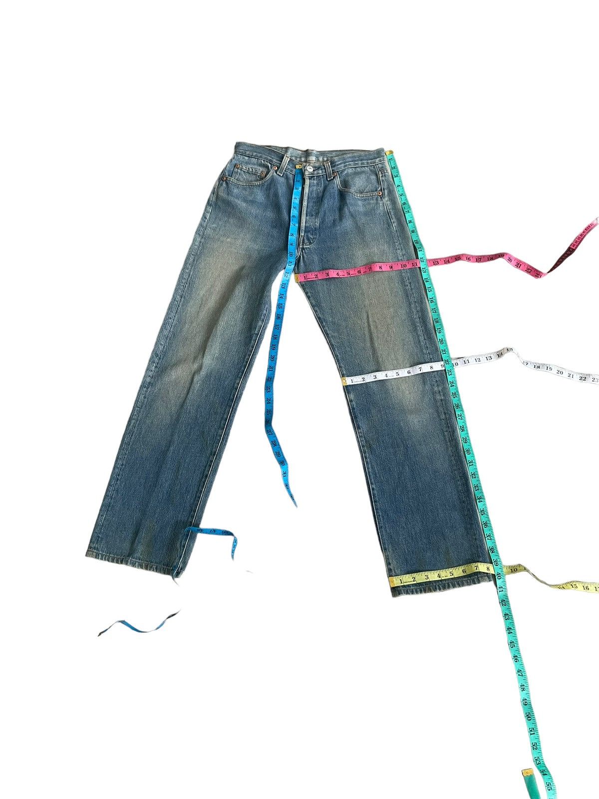 Levi's Vintage 1984 Levis 501 XX Faded Stone Wash Denim Size US 30 / EU 46 - 22 Thumbnail