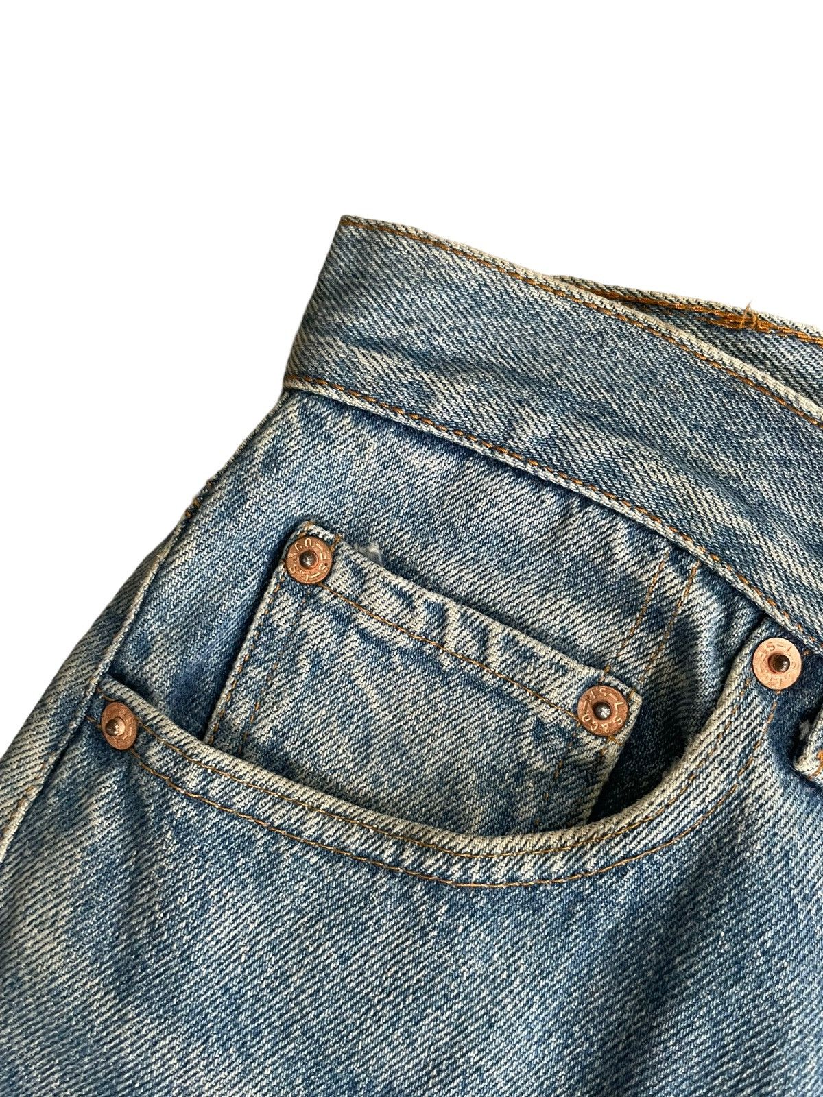 Levi's Vintage 1984 Levis 501 XX Faded Stone Wash Denim Size US 30 / EU 46 - 7 Thumbnail
