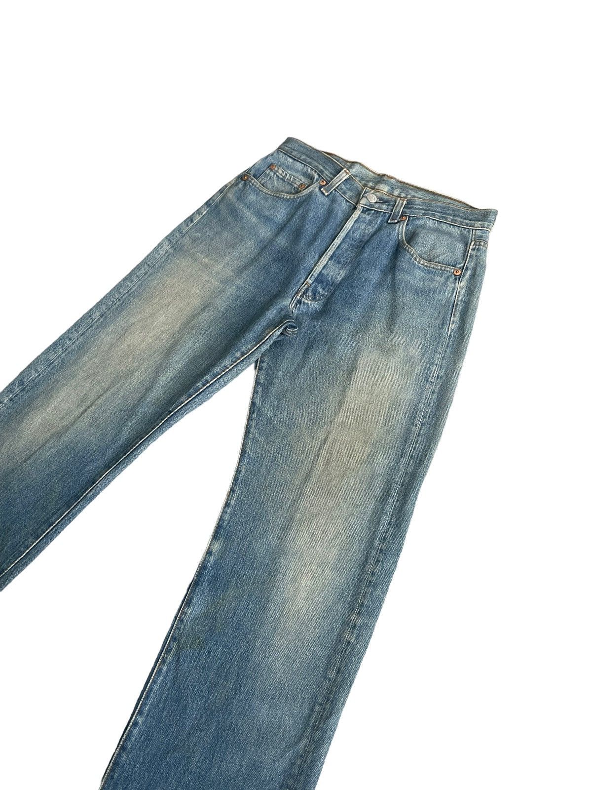 Levi's Vintage 1984 Levis 501 XX Faded Stone Wash Denim Size US 30 / EU 46 - 2 Thumbnail