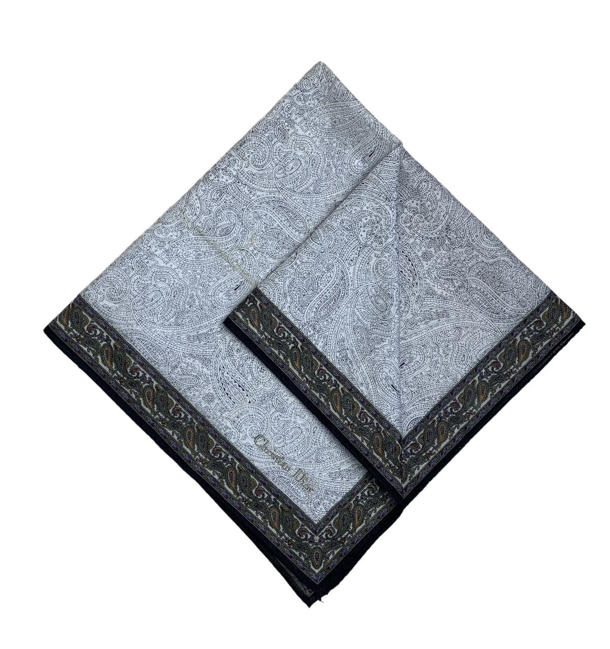 Designer Christian Dior Handkerchief Pocketsquares Size ONE SIZE - 2 Thumbnail