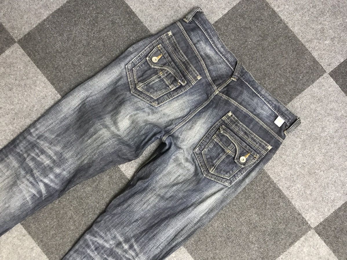Japanese Brand Flare NCFM Distressed Jeans Size US 32 / EU 48 - 14 Thumbnail