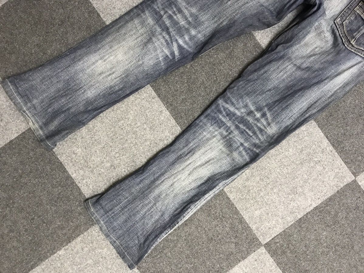 Japanese Brand Flare NCFM Distressed Jeans Size US 32 / EU 48 - 15 Thumbnail