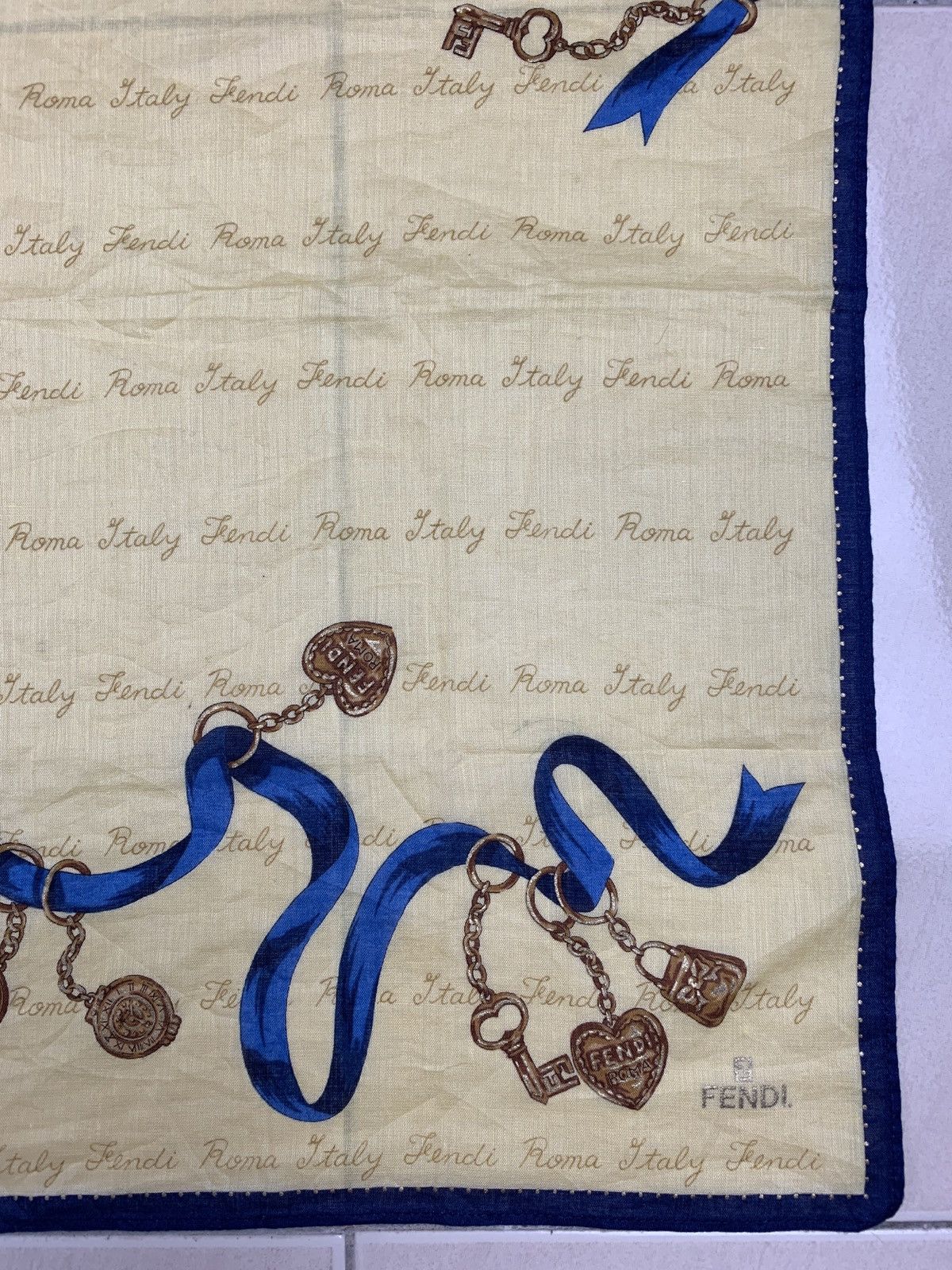 Designer Fendi Handkerchief Pocketsquares Size ONE SIZE - 4 Thumbnail