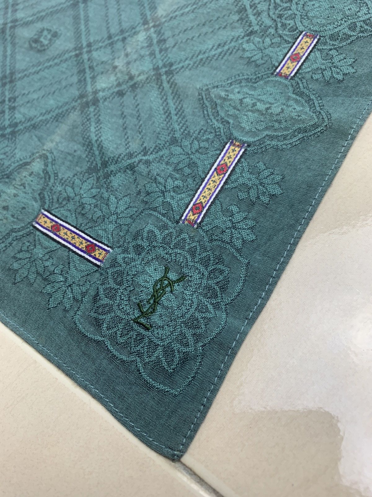 Designer Yves Saint Laurent Handkerchief Pocketsquares Size ONE SIZE - 8 Thumbnail