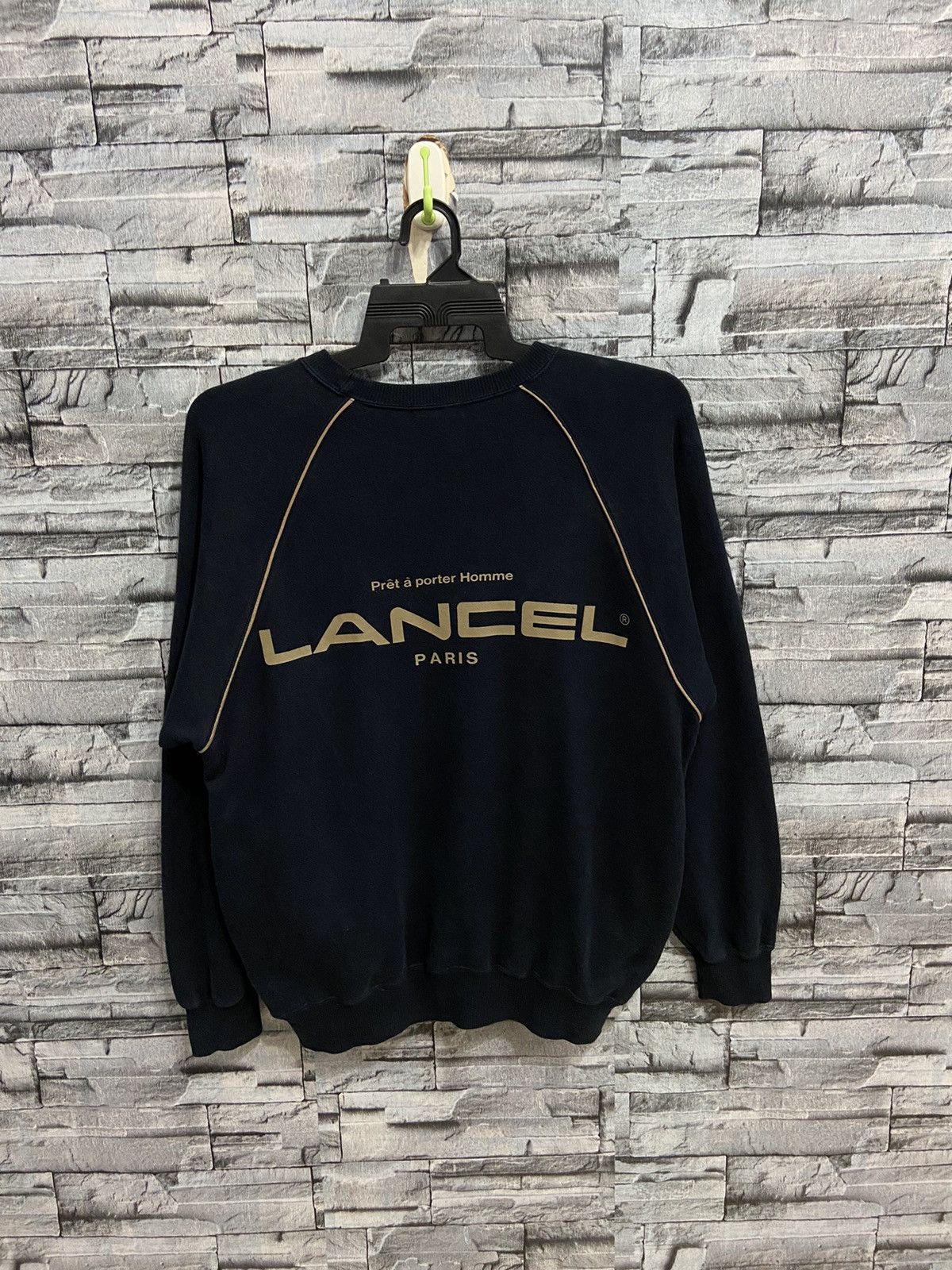 Lancel Vintage Lancel sweatshirt big design fit L Size US L / EU 52-54 / 3 - 1 Thumbnail