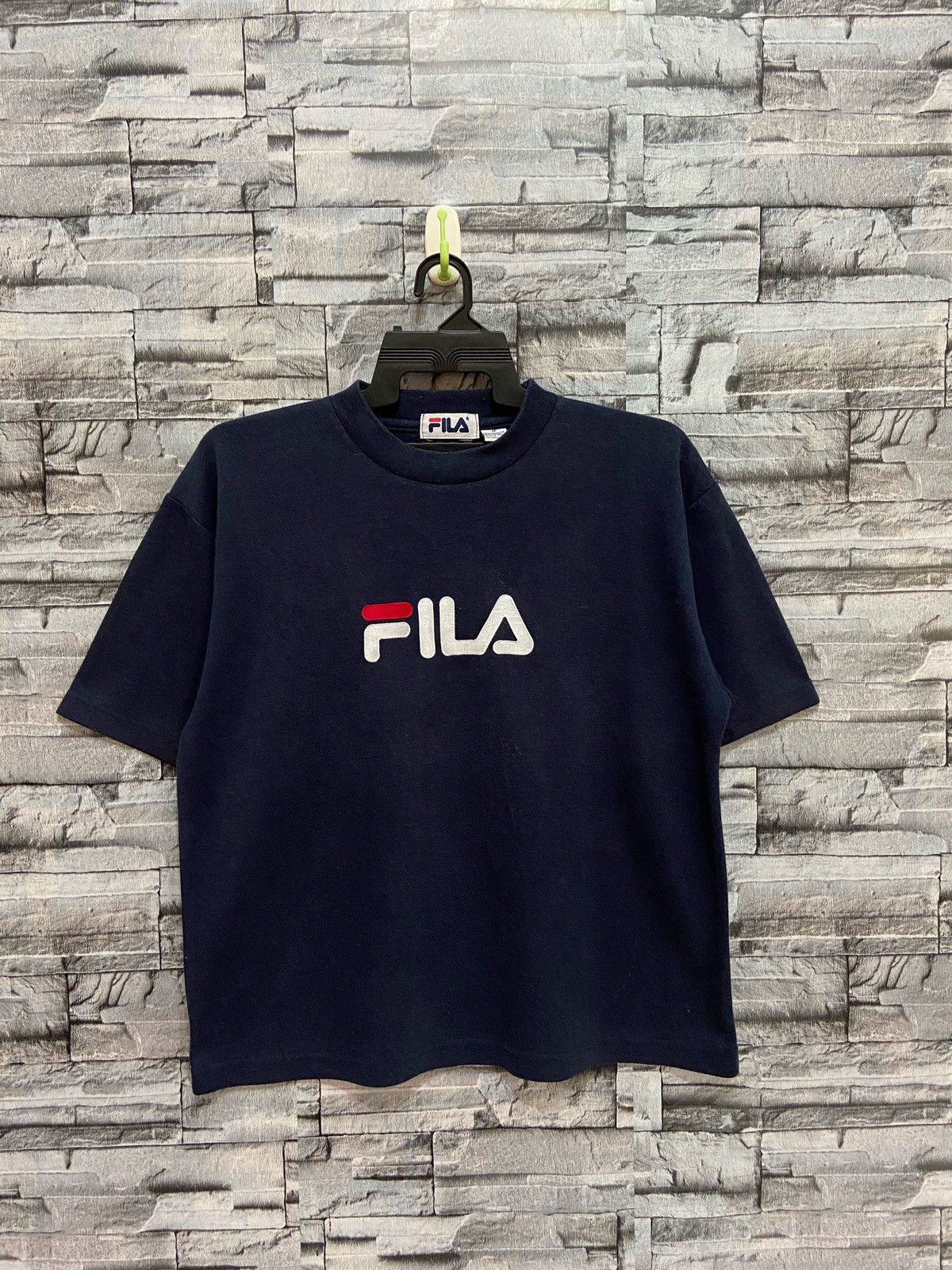 Fila Vintage Fila t shirt embroidered big design size M Size US L / EU 52-54 / 3 - 1 Thumbnail