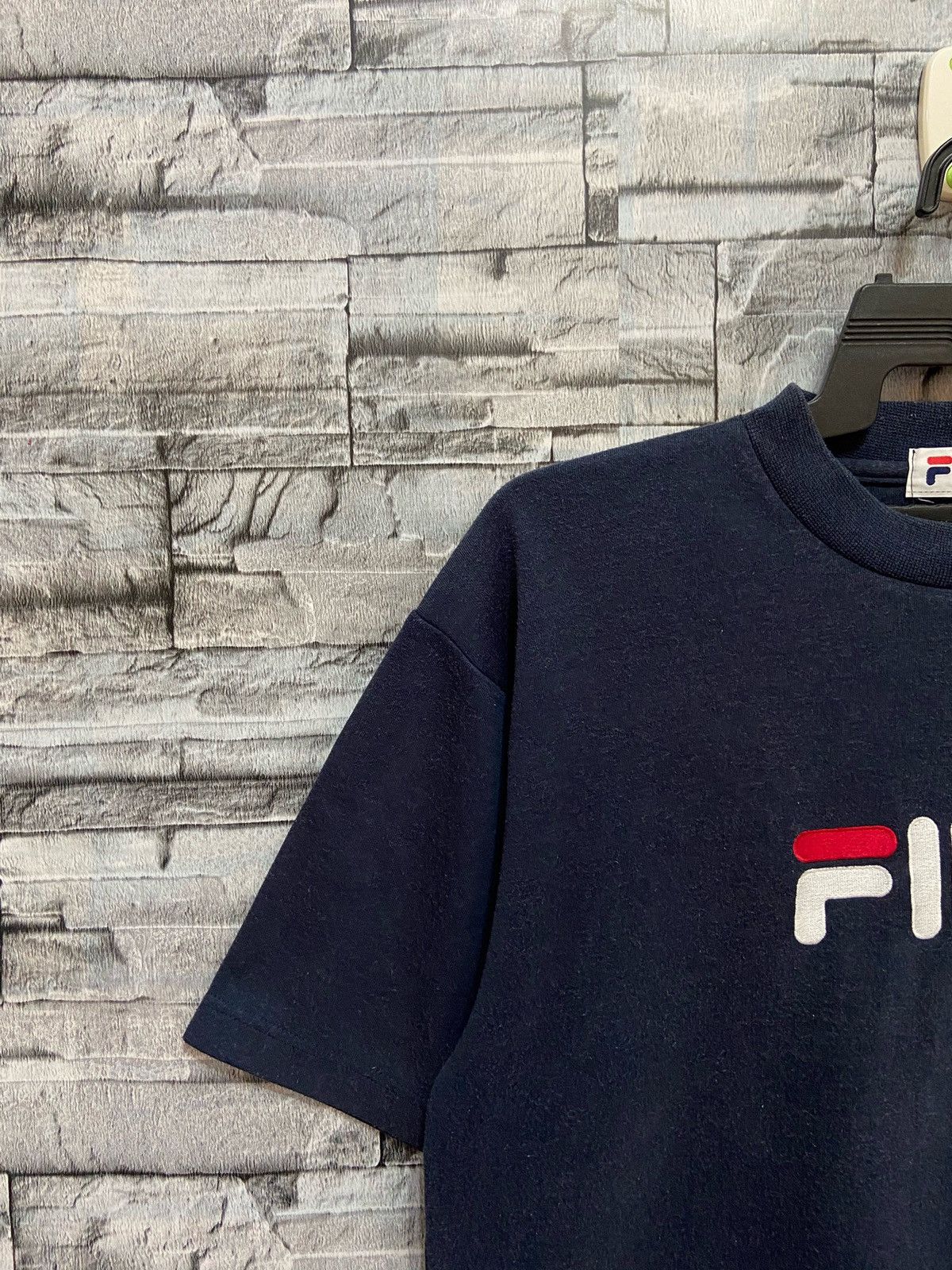 Fila Vintage Fila t shirt embroidered big design size M Size US L / EU 52-54 / 3 - 4 Thumbnail