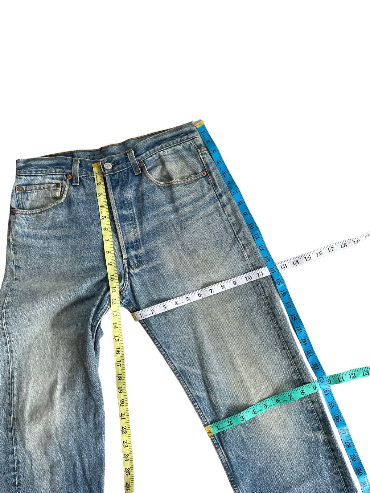 Levi's Vintage 1992 Levis 501XX e Faded Stone Wash Denim Size US 32 / EU 48 - 25 Thumbnail