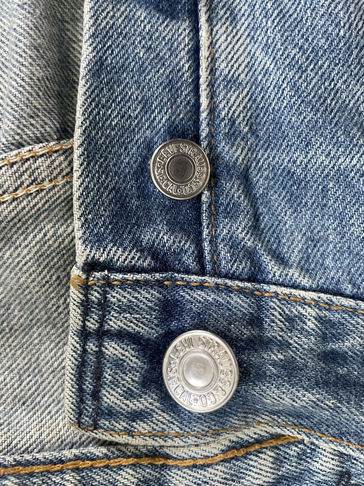 Levi's Vintage 1992 Levis 501XX e Faded Stone Wash Denim Size US 32 / EU 48 - 20 Thumbnail