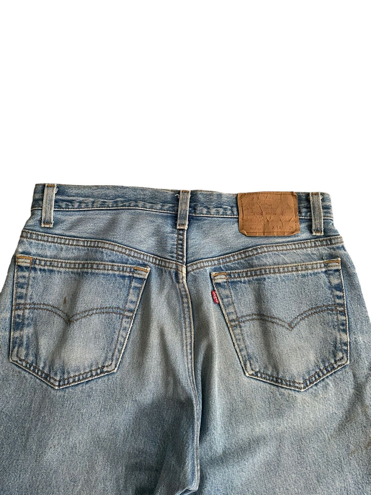 Levi's Vintage 1992 Levis 501XX e Faded Stone Wash Denim Size US 32 / EU 48 - 11 Thumbnail