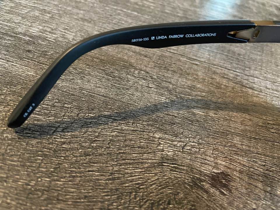 Alexander Wang Alxander Wang x Linda Farrow Zipper detial Sunglasses Size ONE SIZE - 4 Thumbnail