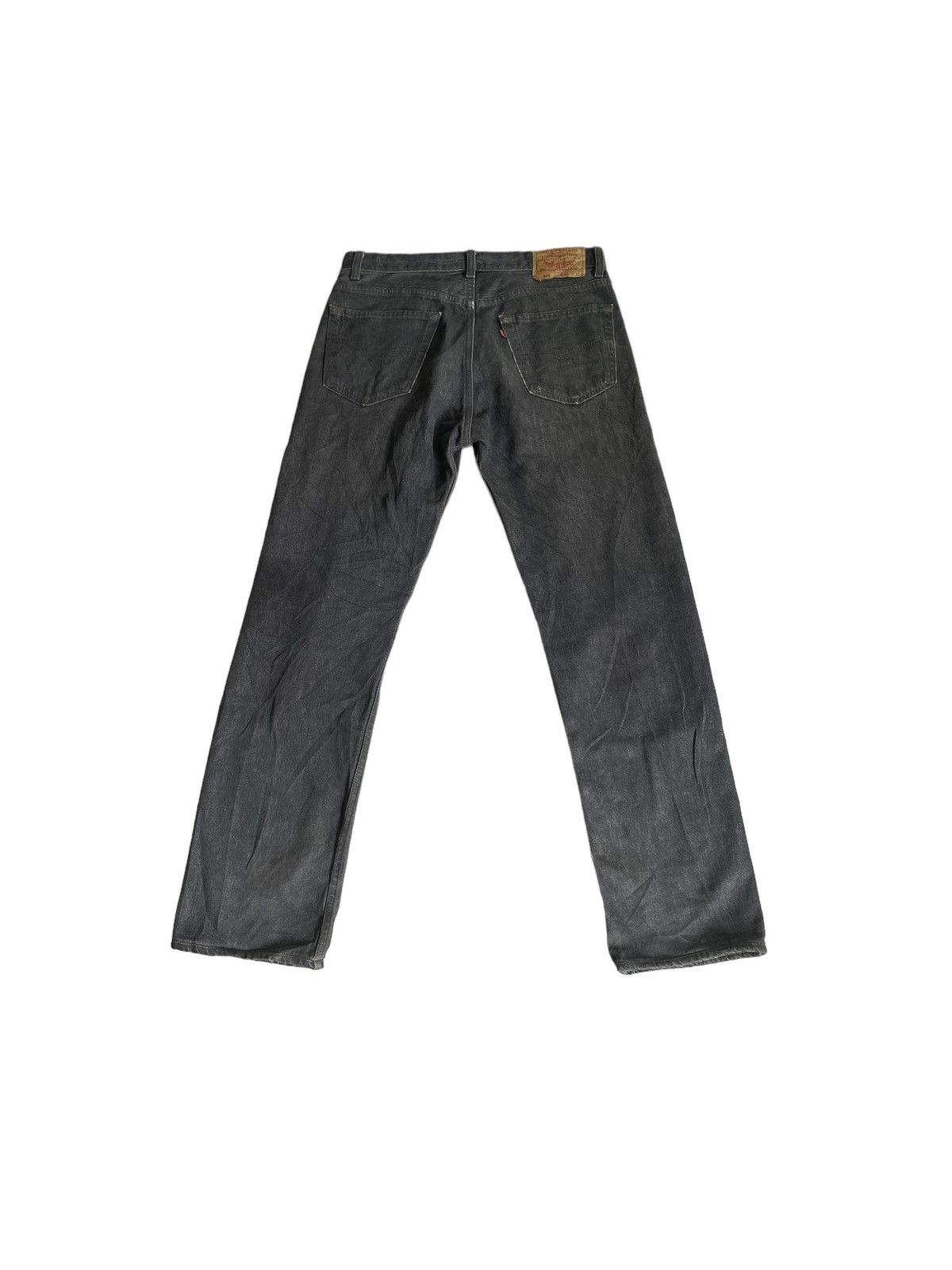 Levi's Vintage 1992 Levis 501 e Black Stone Wash Denim Size US 32 / EU 48 - 6 Thumbnail