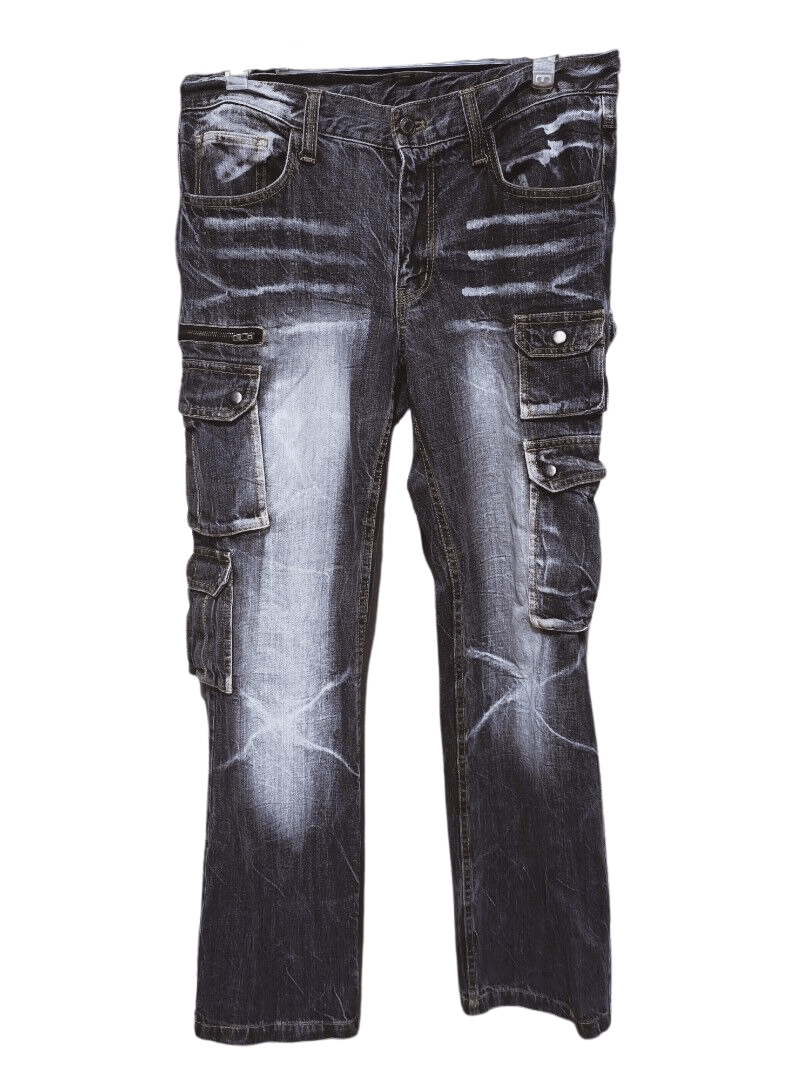 Designer × Japanese Brand Multipocket jeans streetwear style Size US 35 - 1 Thumbnail