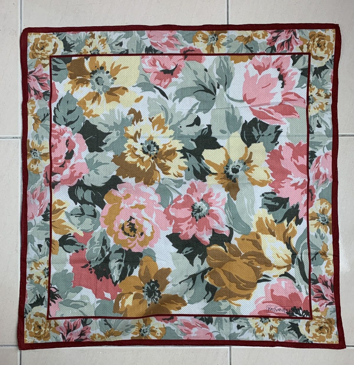 Yves Saint Laurent Yves Saint Laurent Handkerchiec Pocketsquares Size ONE SIZE - 3 Thumbnail