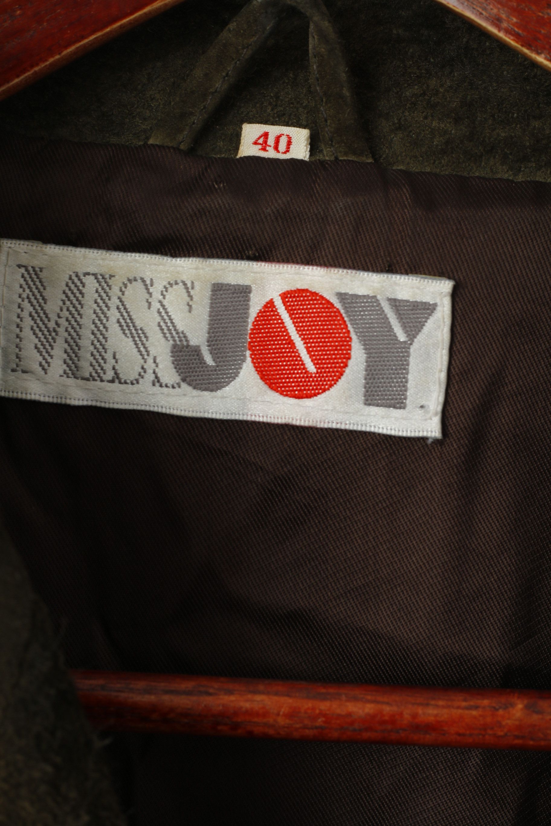 Vintage Miss Joy Women 40 Jacket Vintage Green Leather 6528 Size M / US 6-8 / IT 42-44 - 4 Thumbnail