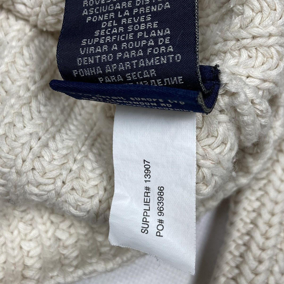 Ralph Lauren 1990s RALPH LAUREN ARCHIVE HEAVY KNITTED CARDIGAN - № 1101 Size US M / EU 48-50 / 2 - 13 Thumbnail