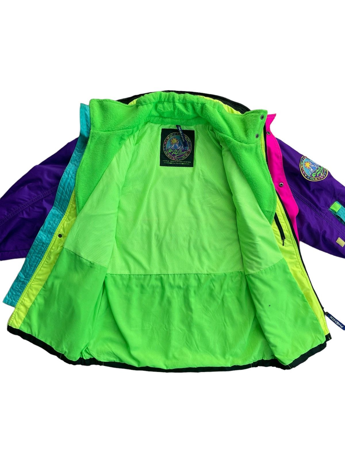 Hypebeast × Phenix Phenix Fall/Winter Neon Color Block Utility Techwear Jacket Size US L / EU 52-54 / 3 - 13 Thumbnail