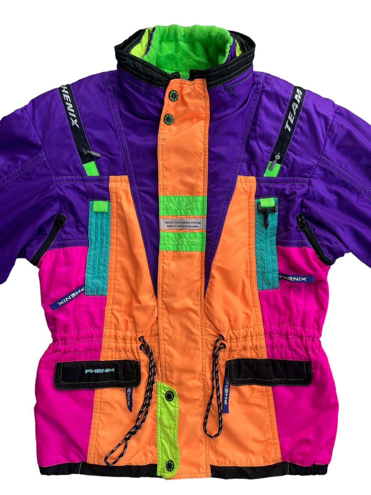 Hypebeast × Phenix Phenix Fall/Winter Neon Color Block Utility Techwear Jacket Size US L / EU 52-54 / 3 - 3 Thumbnail