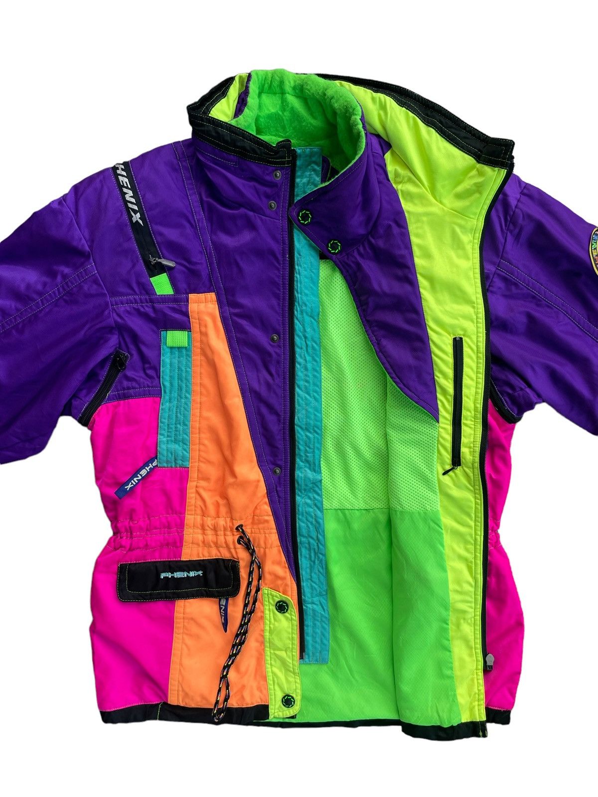 Hypebeast × Phenix Phenix Fall/Winter Neon Color Block Utility Techwear Jacket Size US L / EU 52-54 / 3 - 12 Thumbnail
