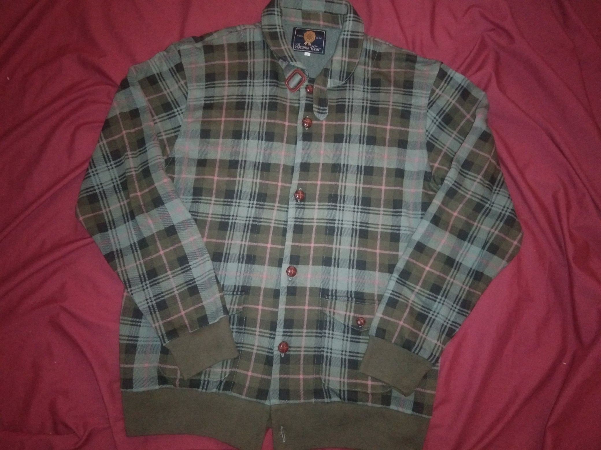 Beams Plus Beams Wear Plaid sweater outwear japanese brand fashion Size US M / EU 48-50 / 2 - 2 Thumbnail