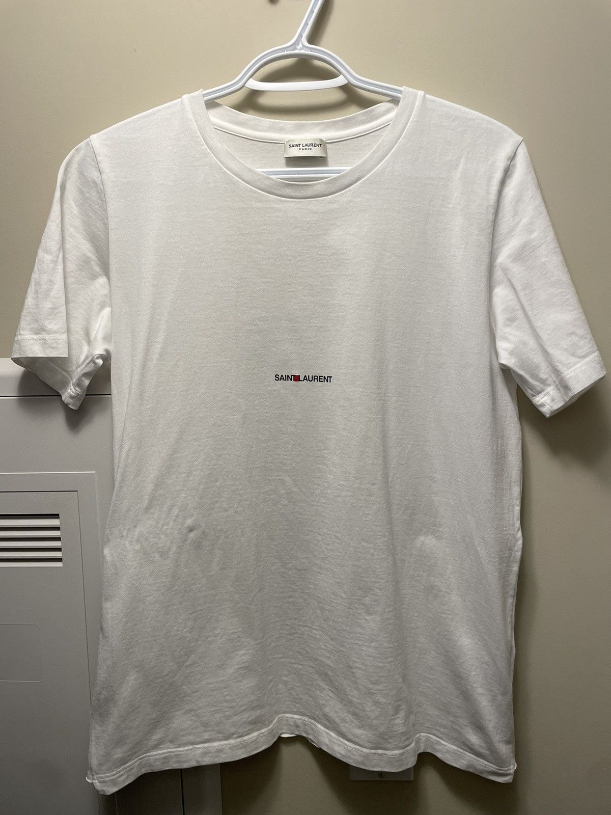 Saint Laurent Paris Saint Laurent Logo T Shirt Size US M / EU 48-50 / 2 - 1 Thumbnail