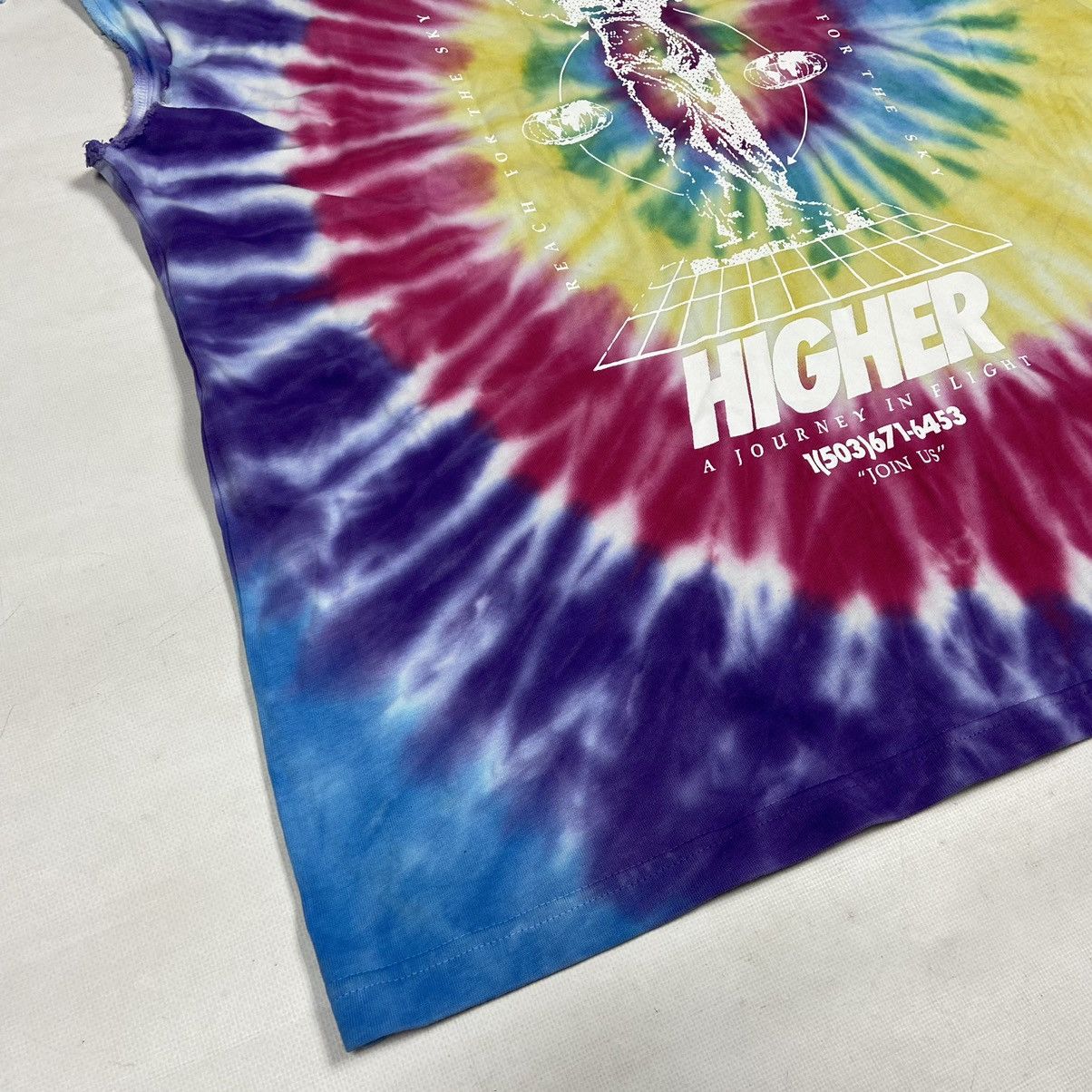 Nike WE TAKE YOU HIGHER - NIKE TIE DYE TANK TOP TEE - № 487 Size US L / EU 52-54 / 3 - 7 Thumbnail