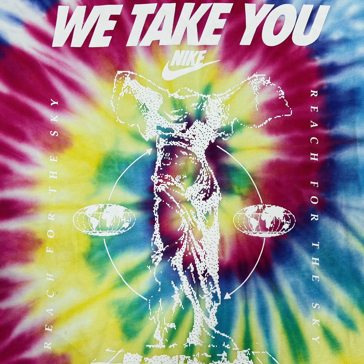 Nike WE TAKE YOU HIGHER - NIKE TIE DYE TANK TOP TEE - № 487 Size US L / EU 52-54 / 3 - 4 Thumbnail