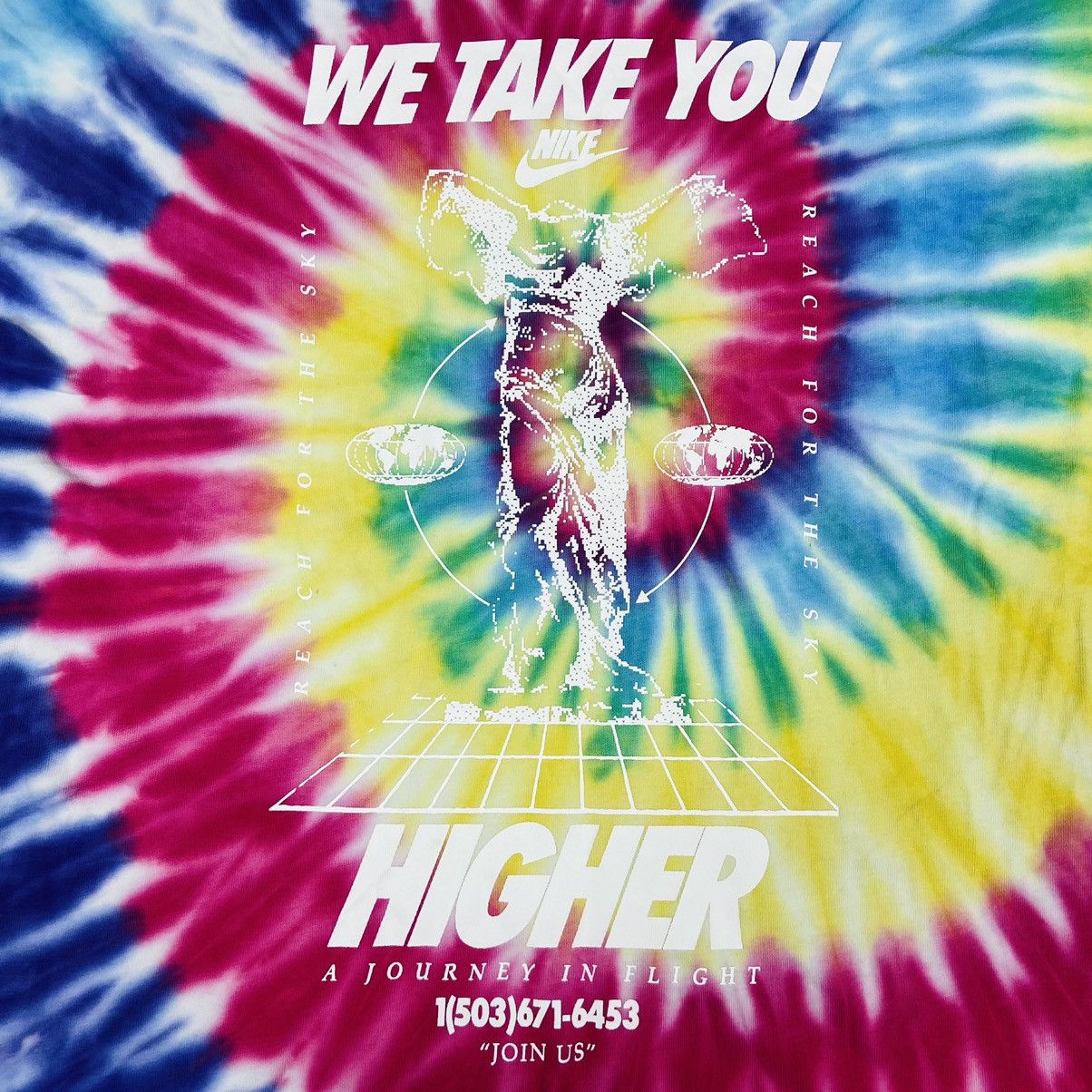 Nike WE TAKE YOU HIGHER - NIKE TIE DYE TANK TOP TEE - № 487 Size US L / EU 52-54 / 3 - 3 Thumbnail