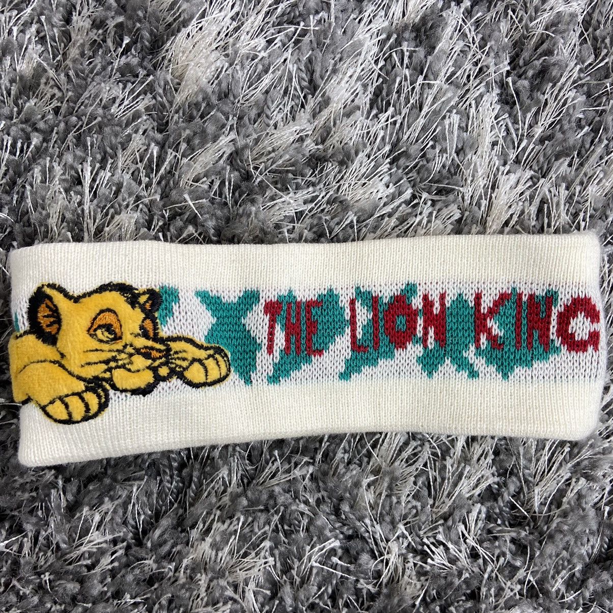 Disney 1994 LION KING VERY RARE VINTAGE WOOLY HEADBAND - № 4095 Size ONE SIZE - 4 Thumbnail