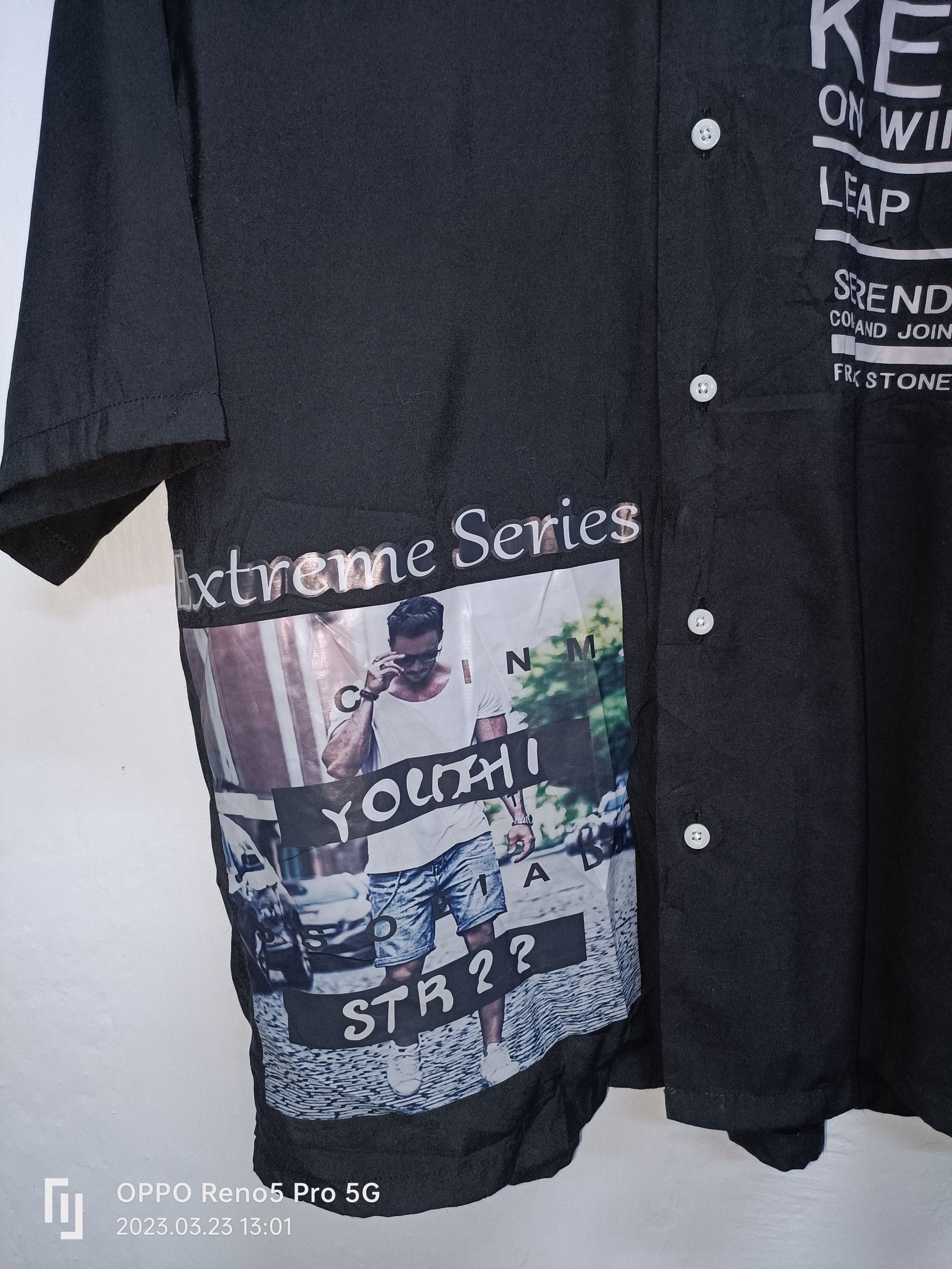 Vintage Japanese Shirts Extreme Series Bike Star