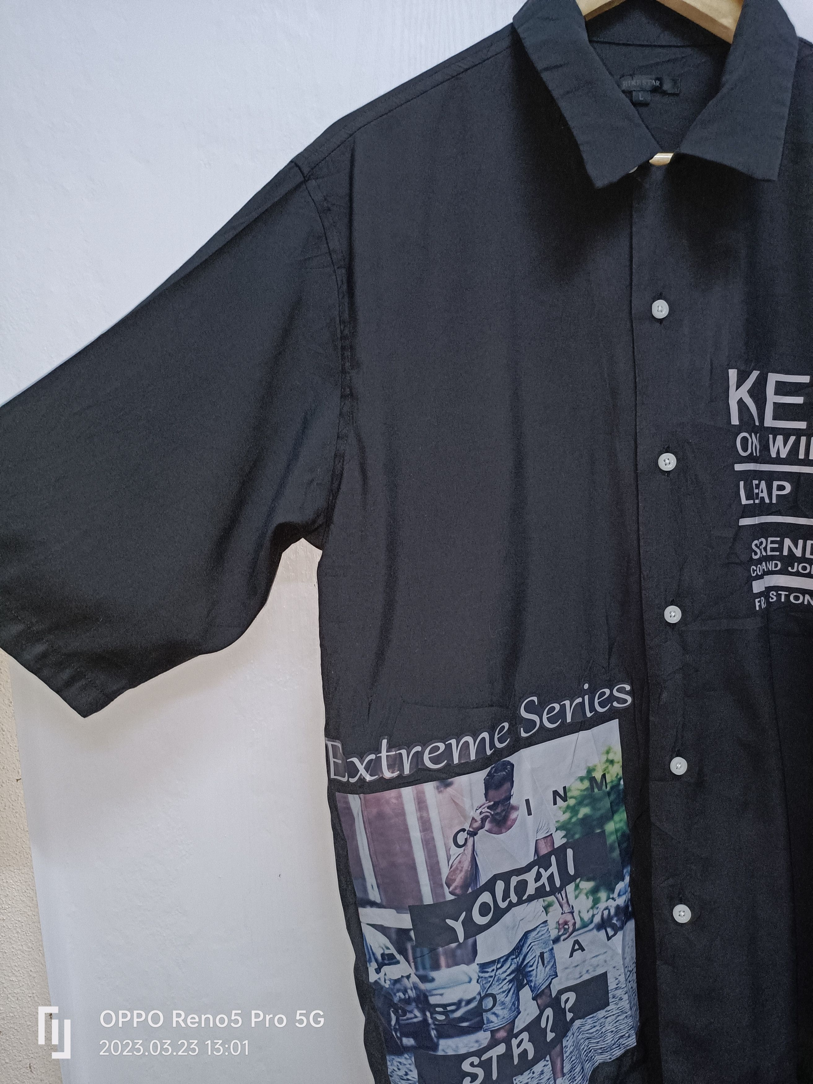 Vintage Japanese Shirts Extreme Series Bike Star