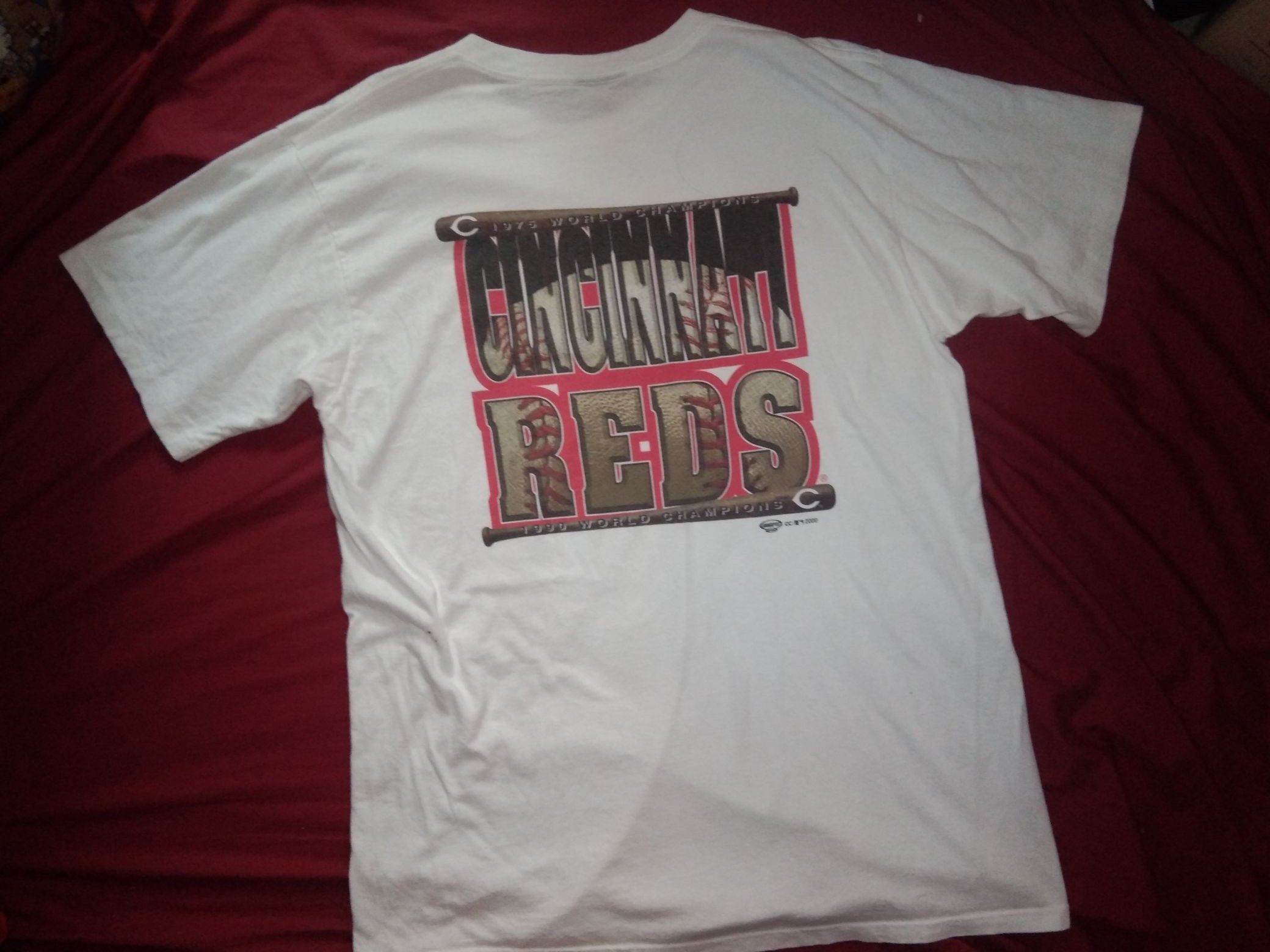 MLB VTG 2000s MLB Cincinnati Reds 1975/1990 World Championship Size US XL / EU 56 / 4 - 3 Thumbnail
