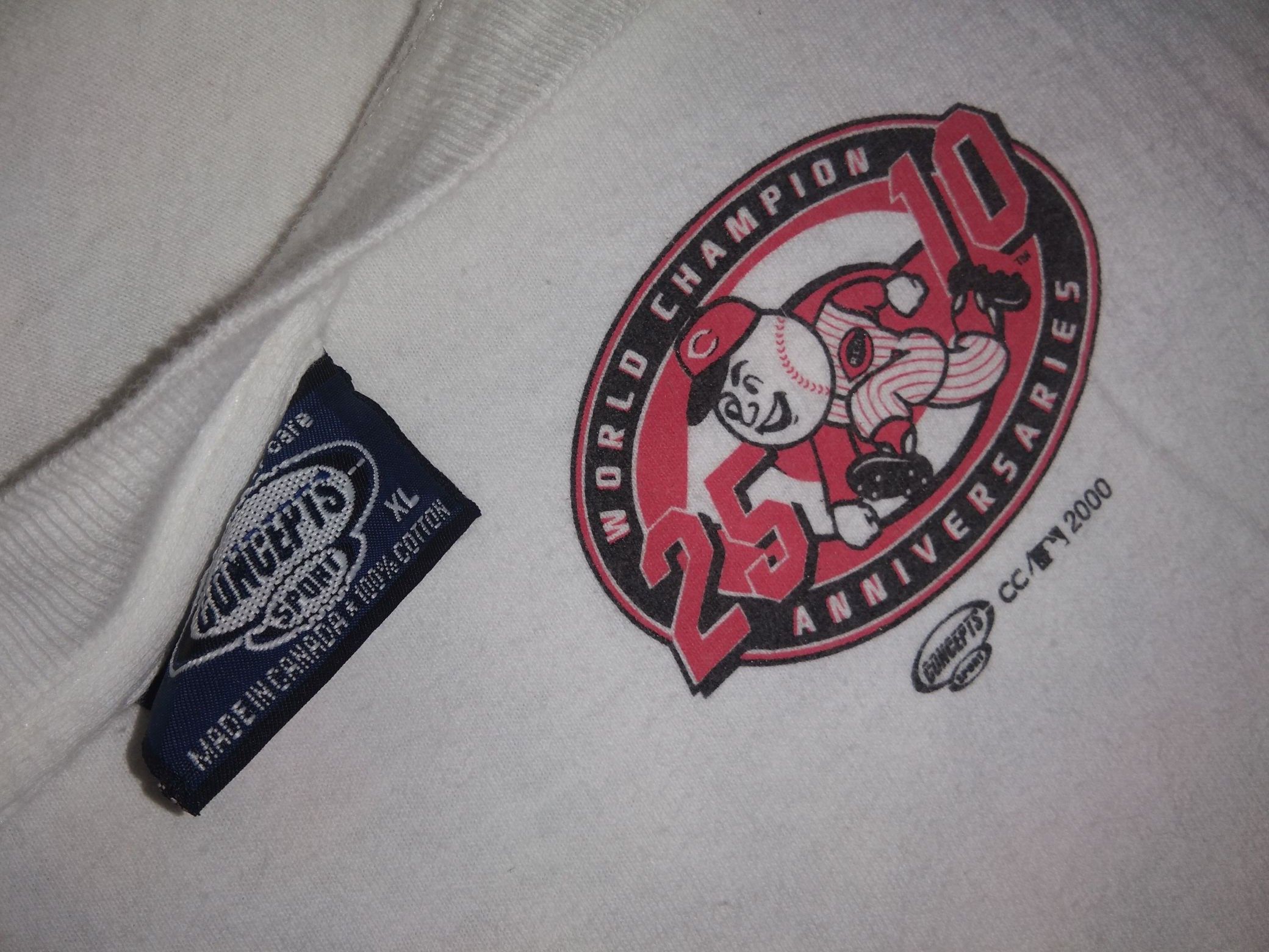MLB VTG 2000s MLB Cincinnati Reds 1975/1990 World Championship Size US XL / EU 56 / 4 - 4 Thumbnail