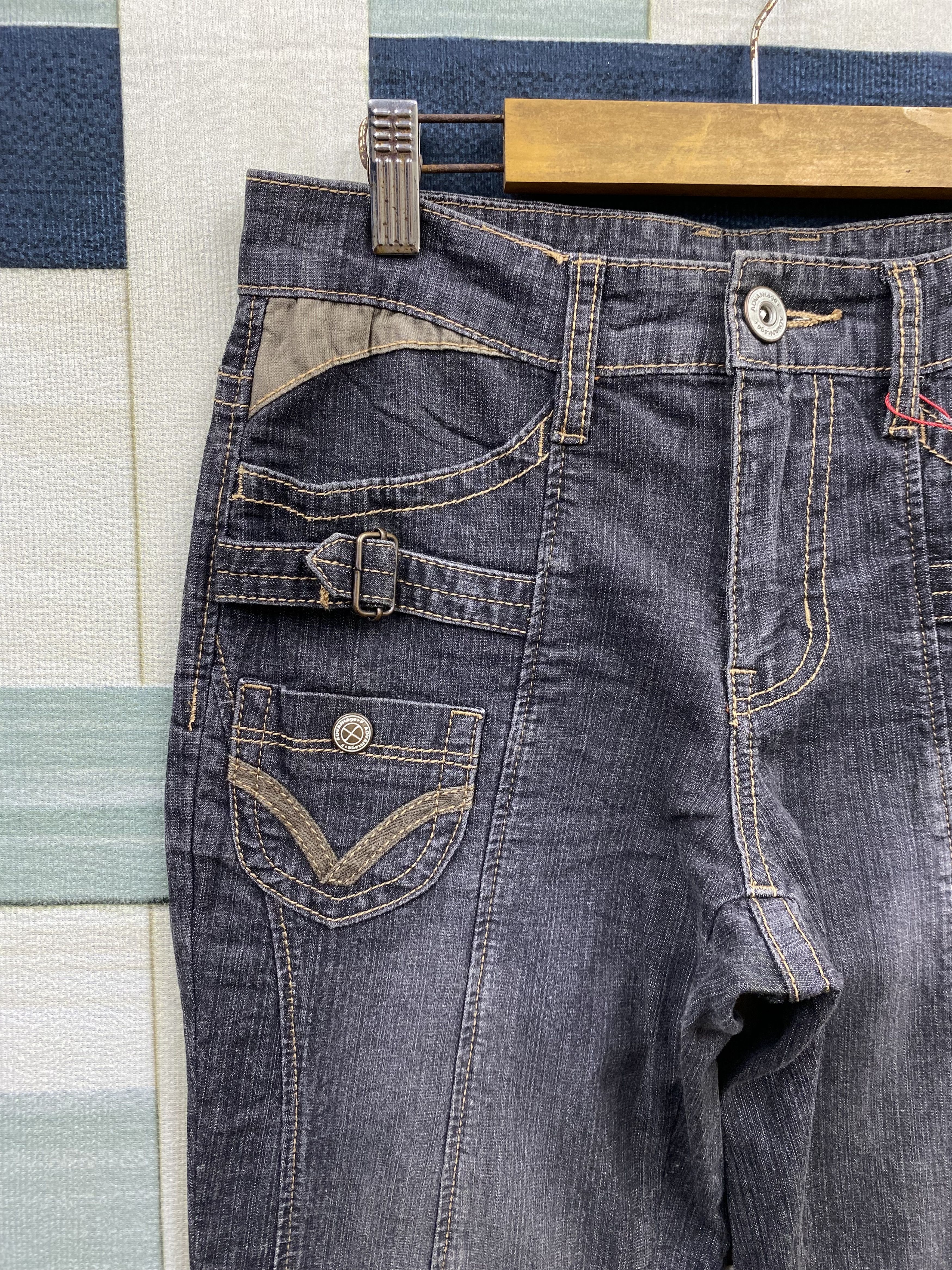 Japanese Brand × Vintage Japanese Brand Advantage+ Wide Leg Jean Size 27" / US 4 / IT 40 - 3 Thumbnail