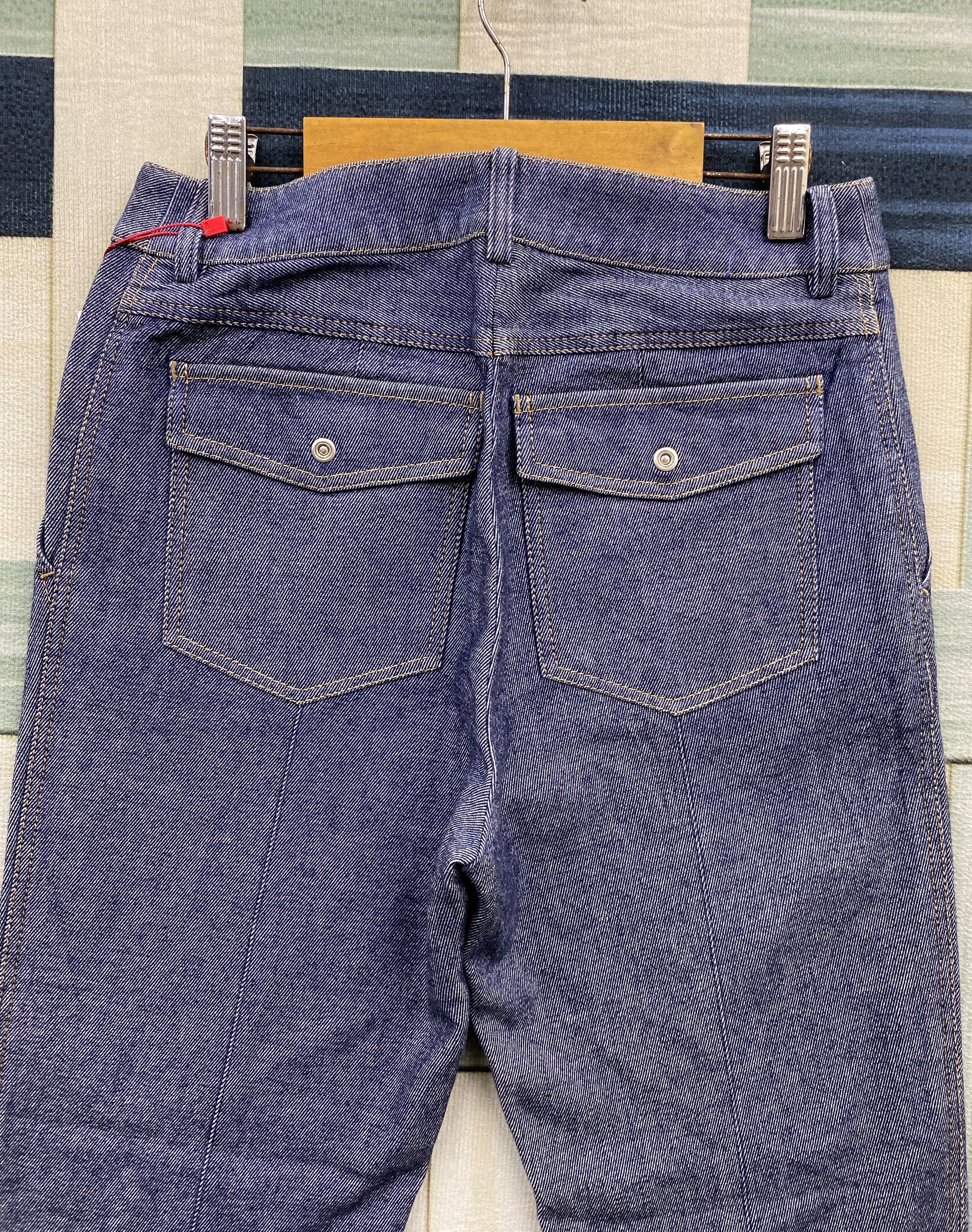 Lanvin Lanvin Sport Wide Boot Cut Denim Pant Size 26" / US 2 / IT 38 - 4 Thumbnail