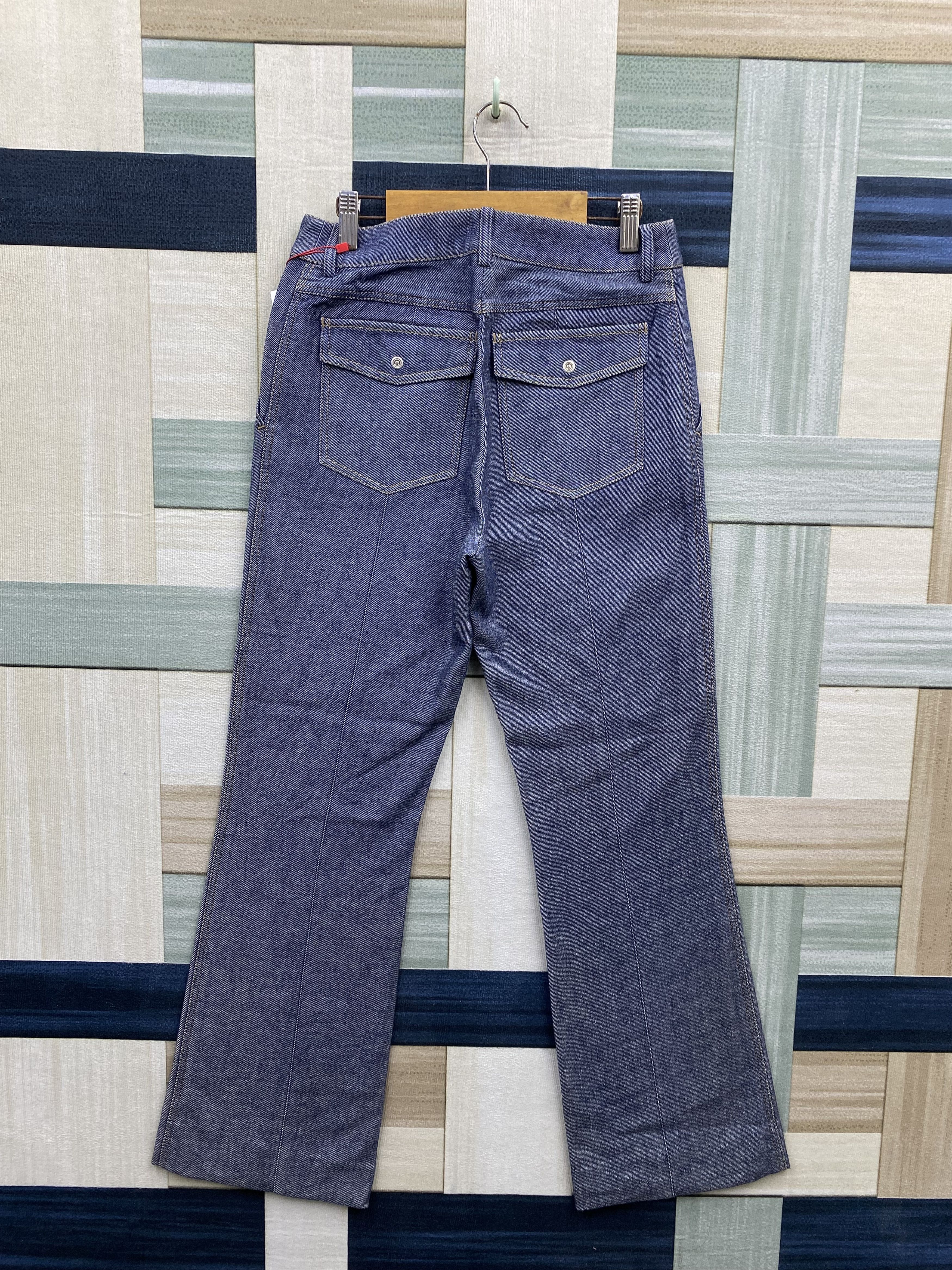 Lanvin Lanvin Sport Wide Boot Cut Denim Pant Size 26" / US 2 / IT 38 - 2 Thumbnail