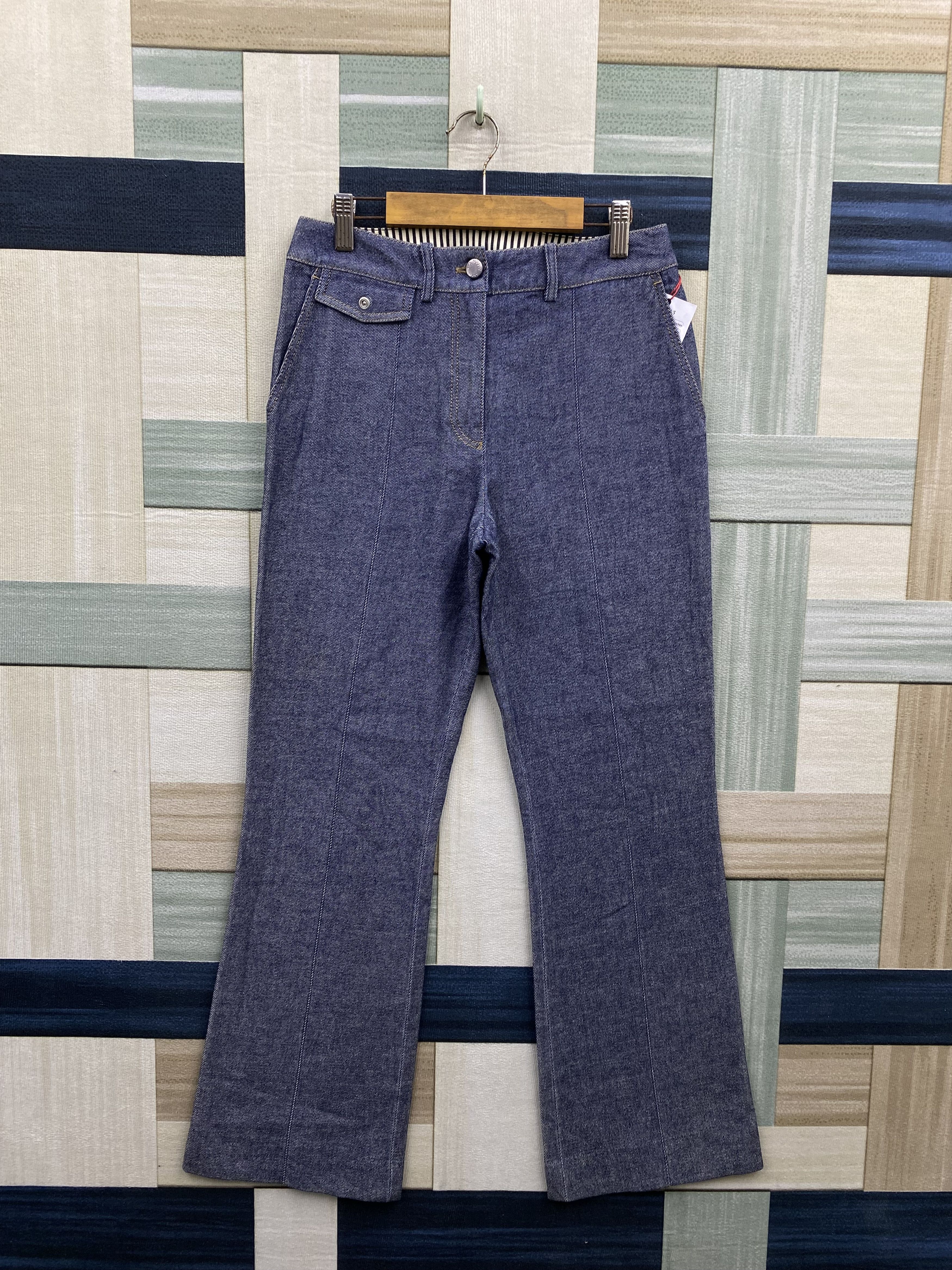 Lanvin Lanvin Sport Wide Boot Cut Denim Pant Size 26" / US 2 / IT 38 - 1 Thumbnail