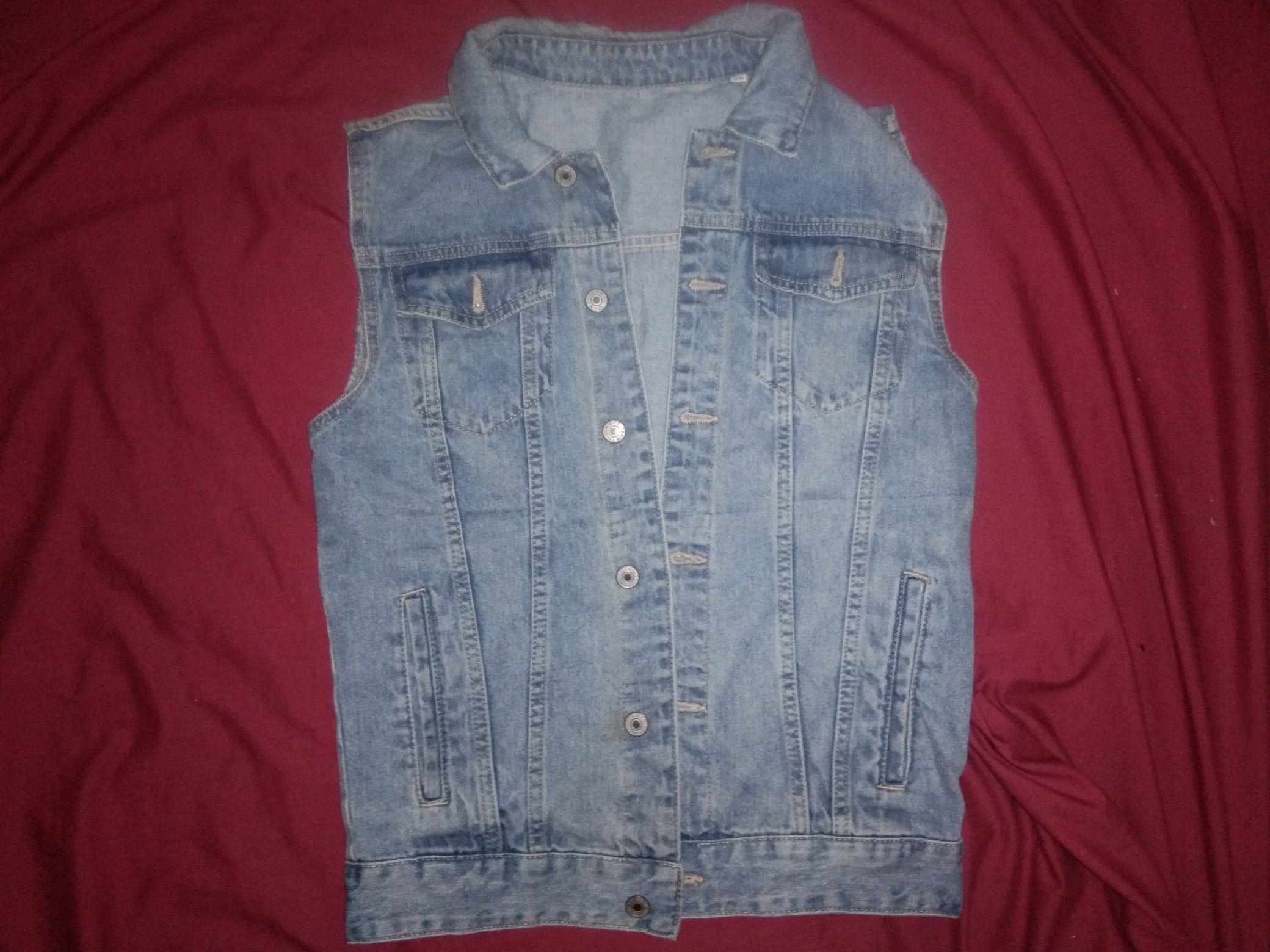Other Stranger Things Denim Jacket sleeveless Netflix scifi movie Size US XS / EU 42 / 0 - 2 Thumbnail