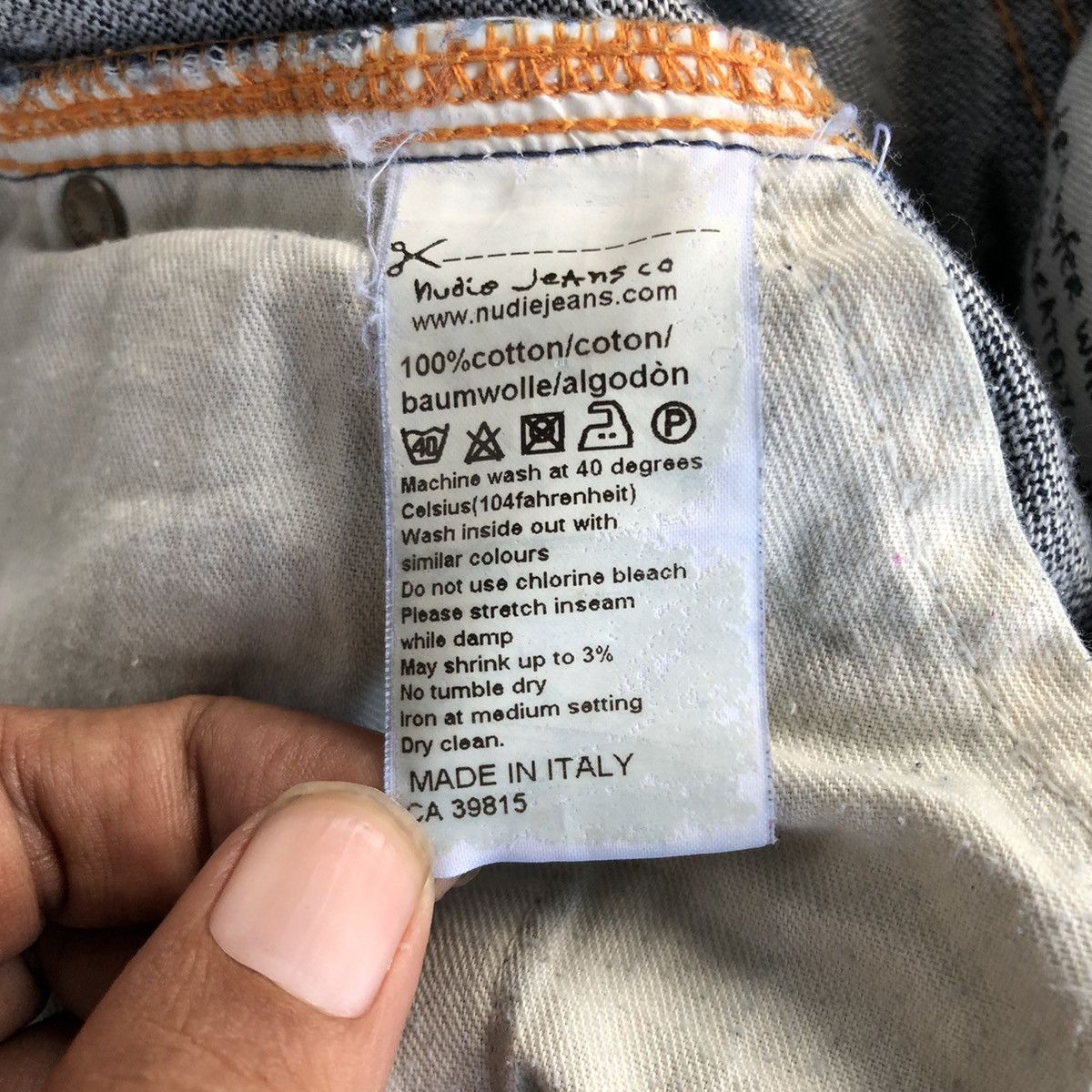 Nudie Jeans Vintage Nudie Jeans Pants Made In Italy Size US 32 / EU 48 - 11 Thumbnail