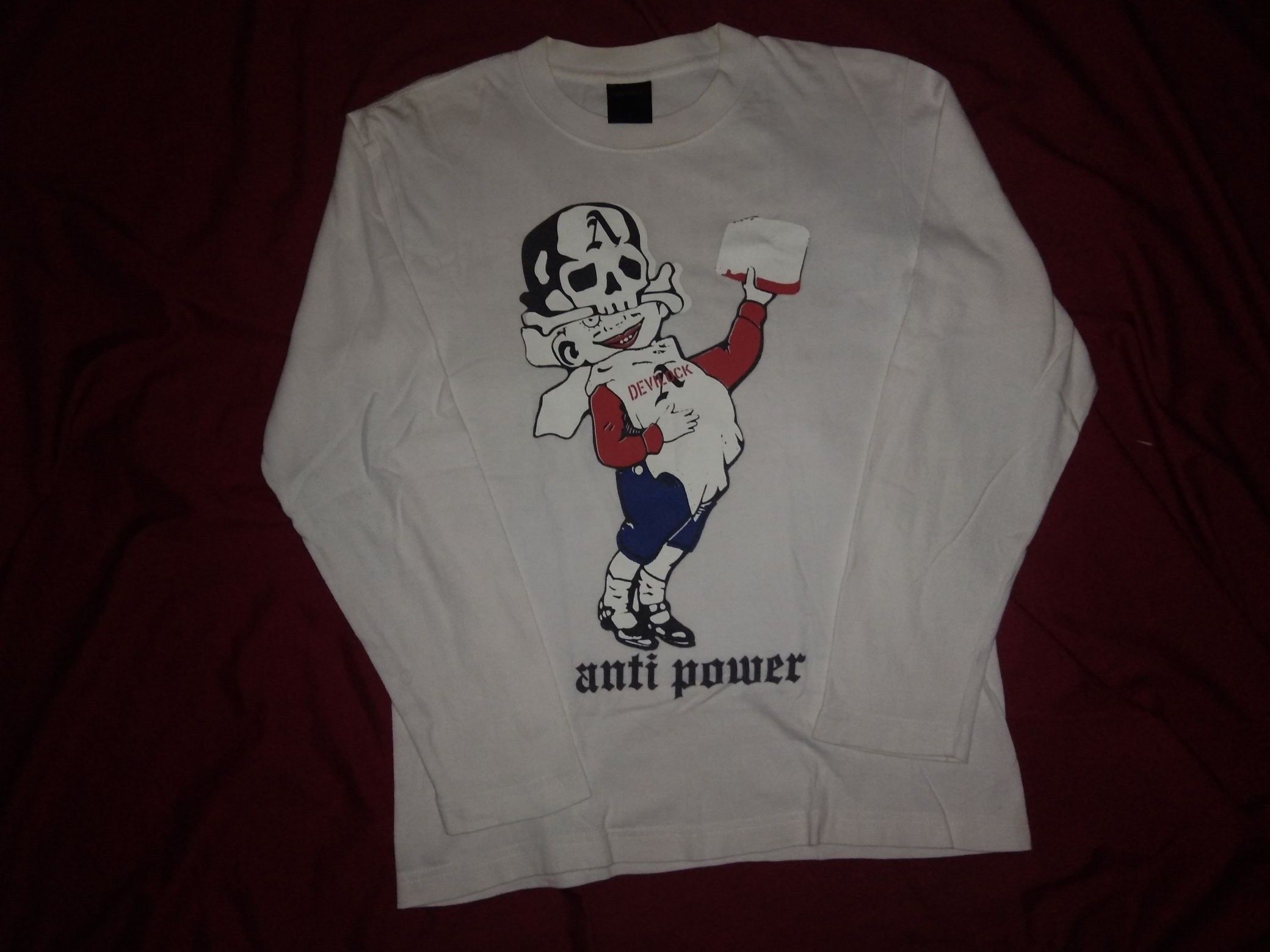 Devilock VTG 2000s Devilock Anti Power L/S tshirt japanese brand Size US S / EU 44-46 / 1 - 2 Thumbnail