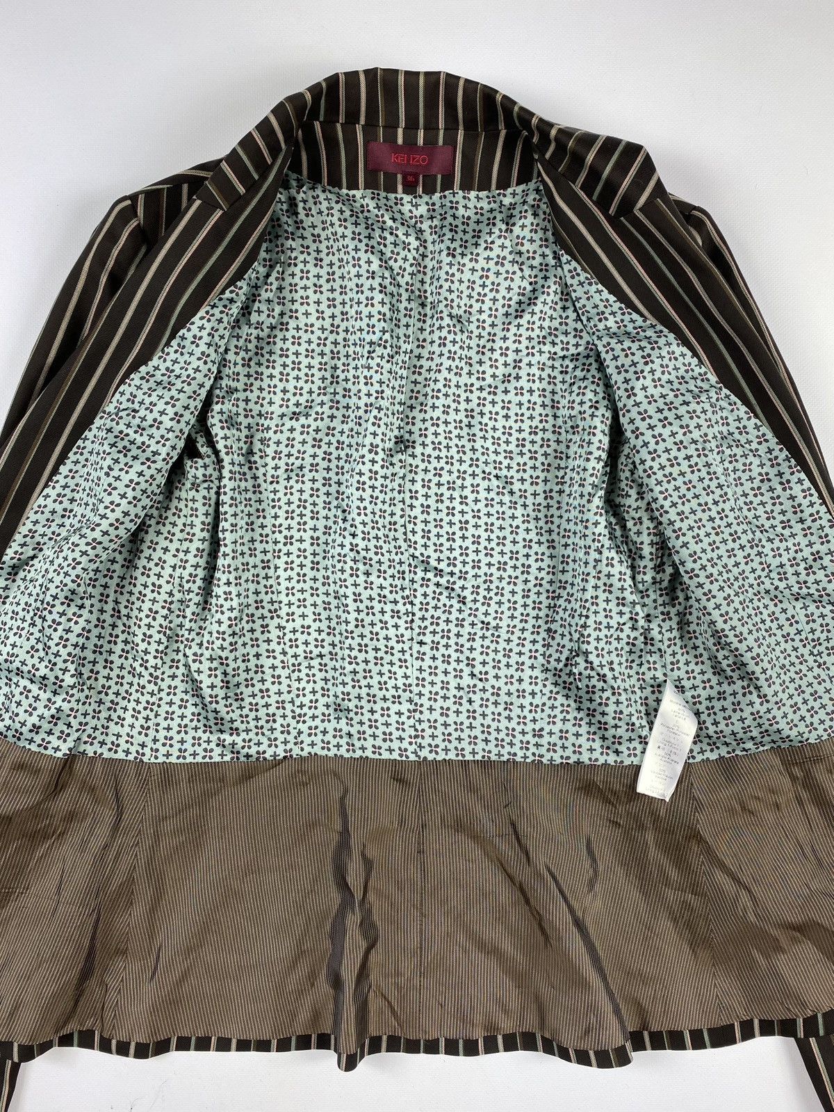 Kenzo KENZO Blazer Jacket Striped Wool Size XS / US 0-2 / IT 36-38 - 7 Thumbnail