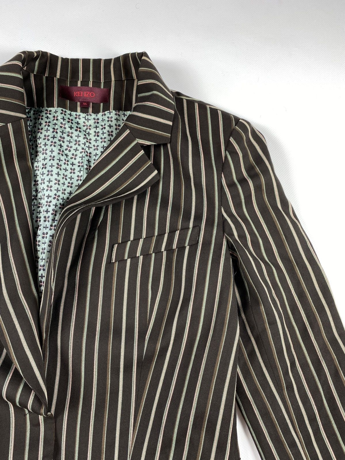 Kenzo KENZO Blazer Jacket Striped Wool Size XS / US 0-2 / IT 36-38 - 8 Thumbnail