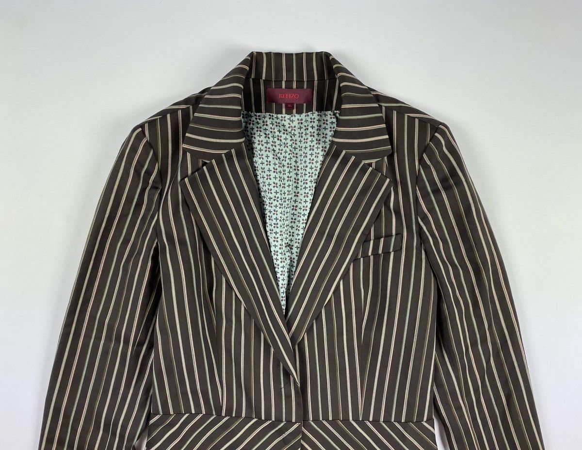 Kenzo KENZO Blazer Jacket Striped Wool Size XS / US 0-2 / IT 36-38 - 5 Thumbnail